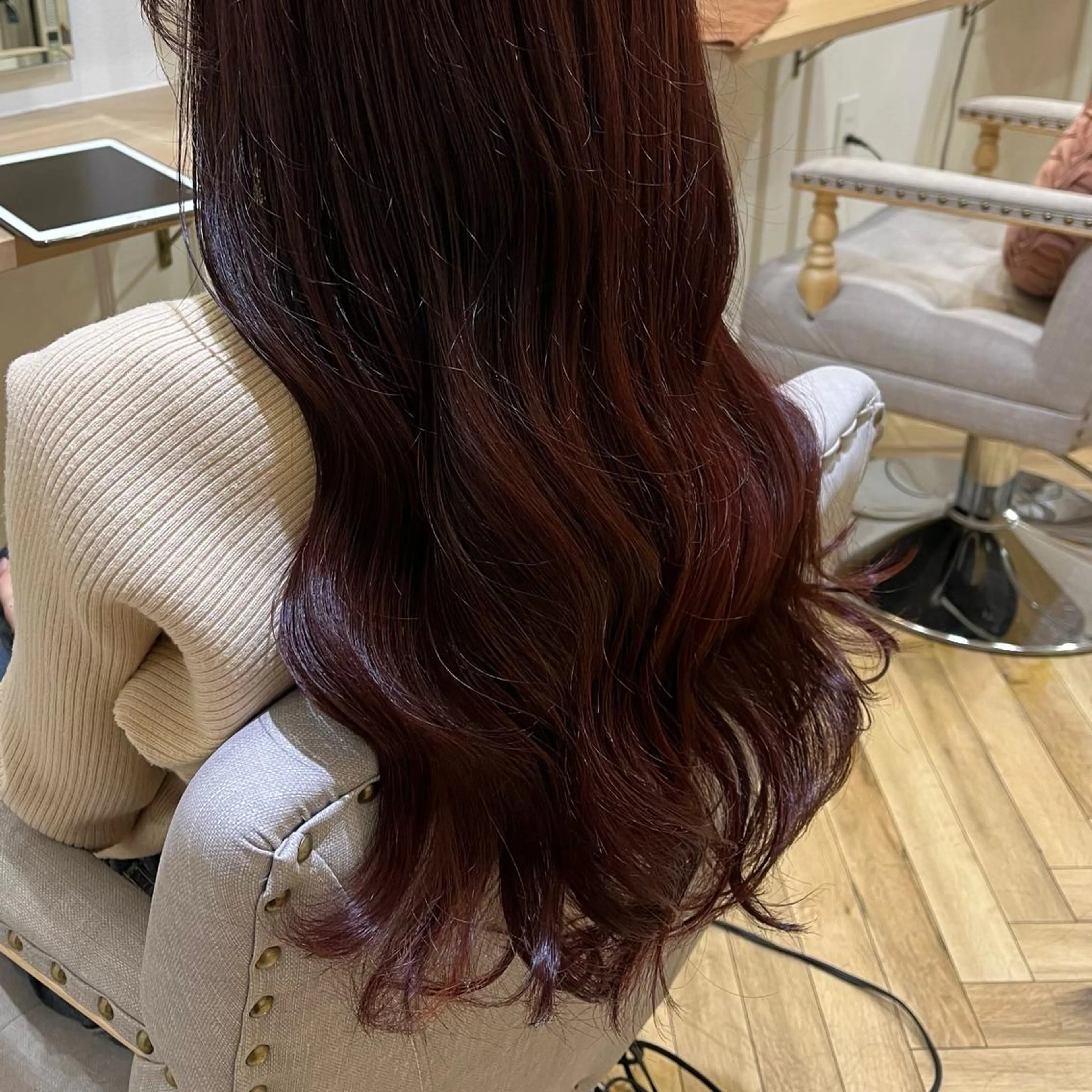 ロング カット ヘアカラー 韓国ﾍｱ&ｼｮｰﾄ ボブ💜桑原のヘアスタイル