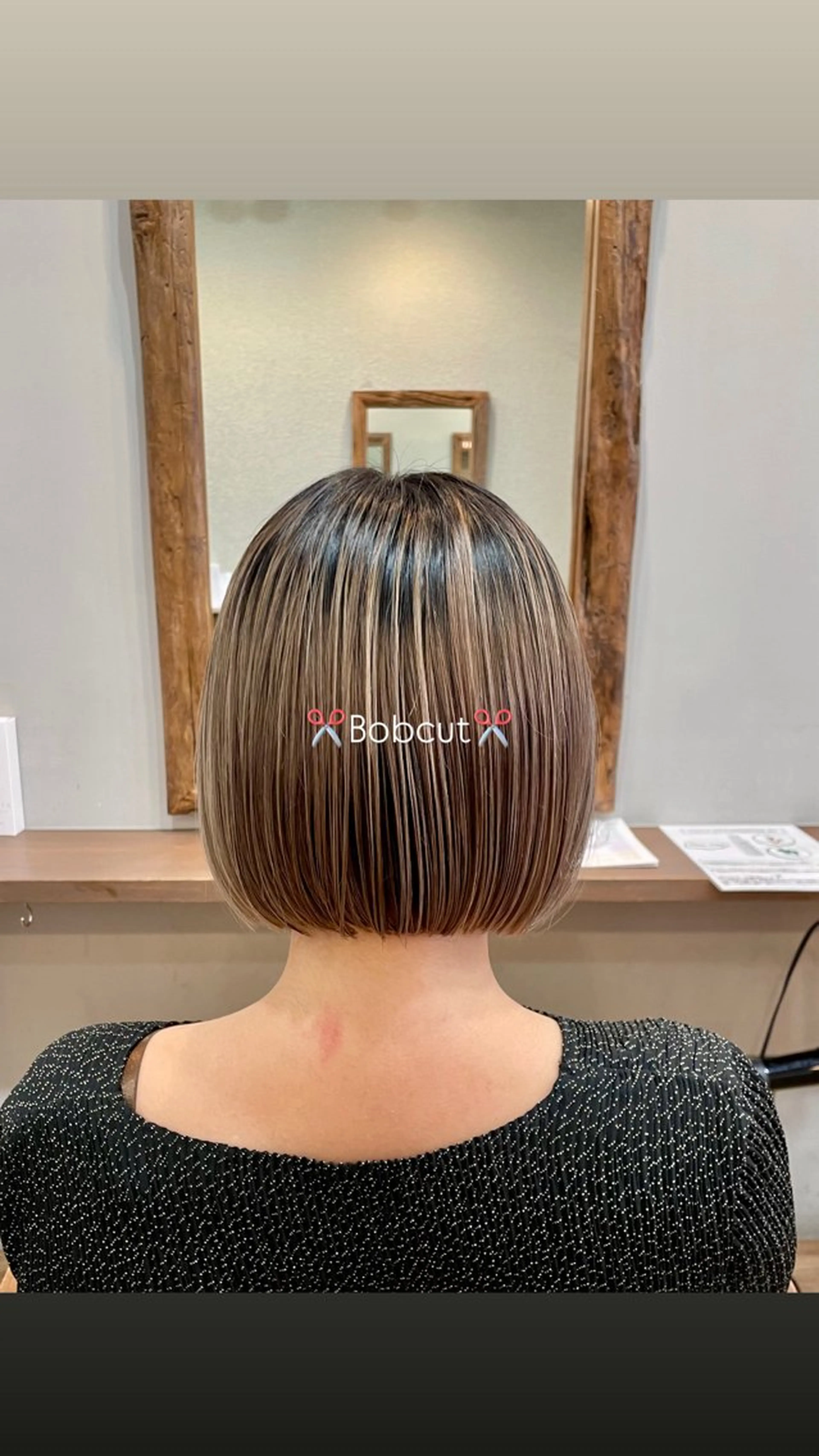 ショート ボブ オオシマ ミユのヘアスタイル