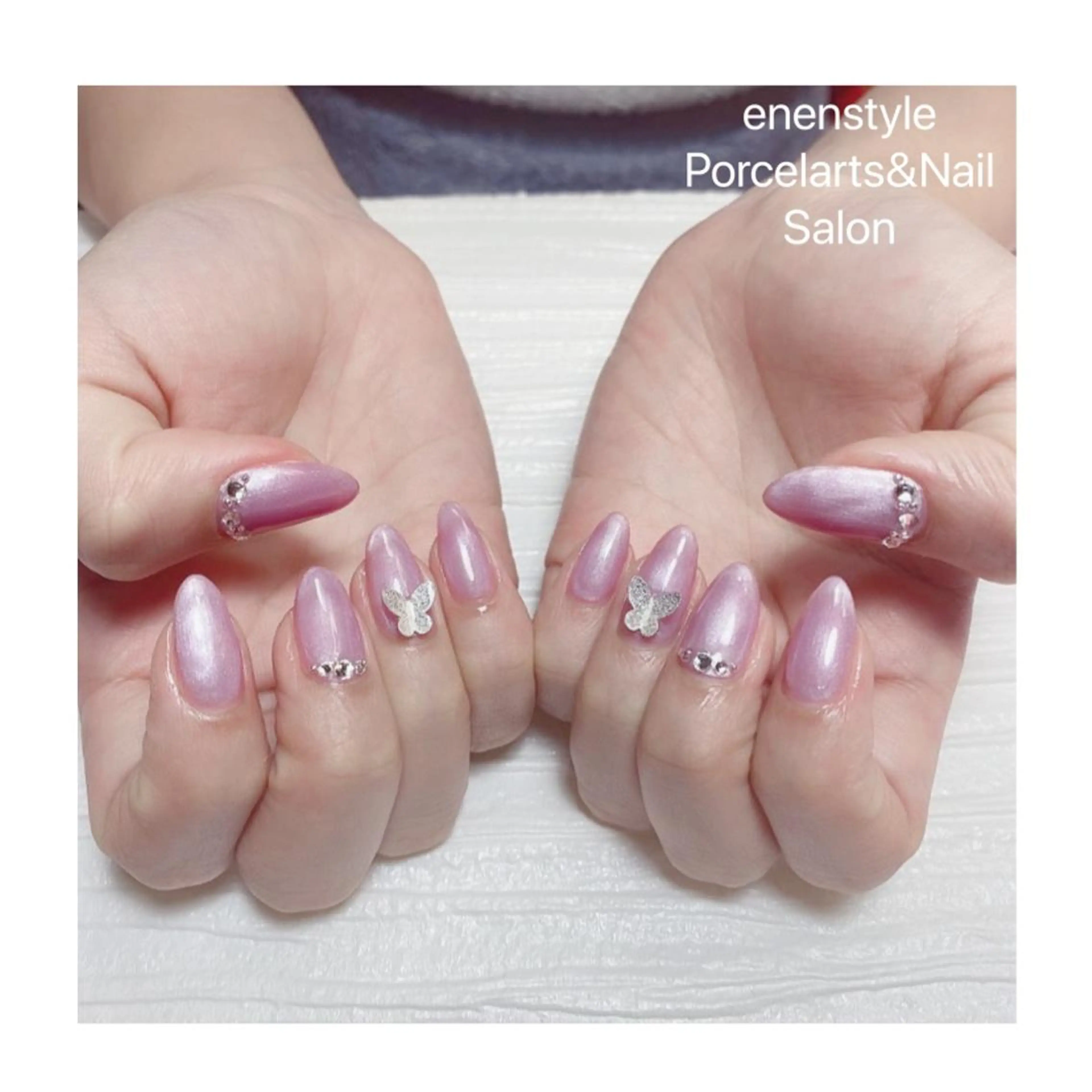 ミディアム ネイル ハンドネイル 👑enen style👑のネイルデザイン