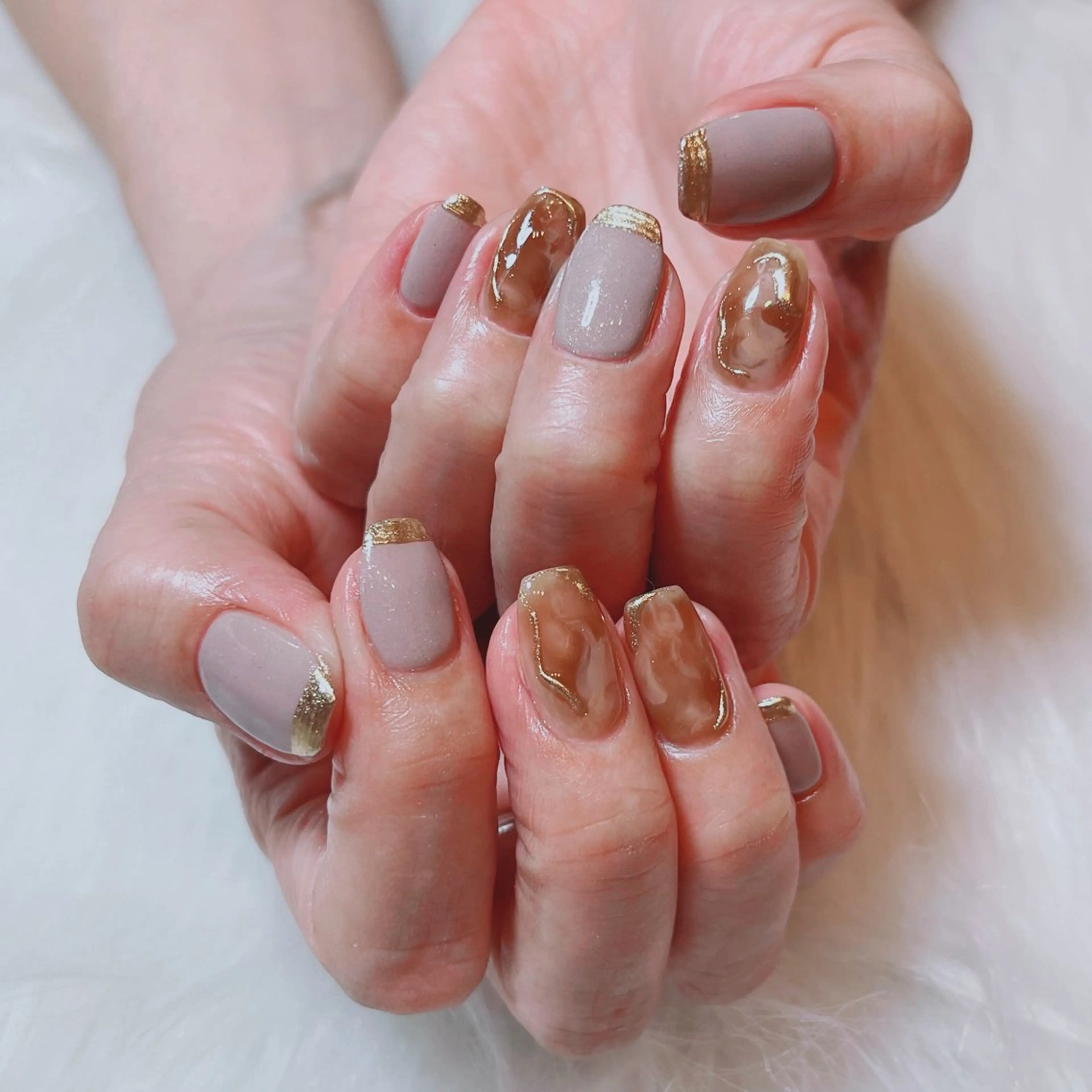 ネイル ニュアンスネイル ハンドネイル ruirui.naildesign所属・RUI ☆のネイルデザイン
