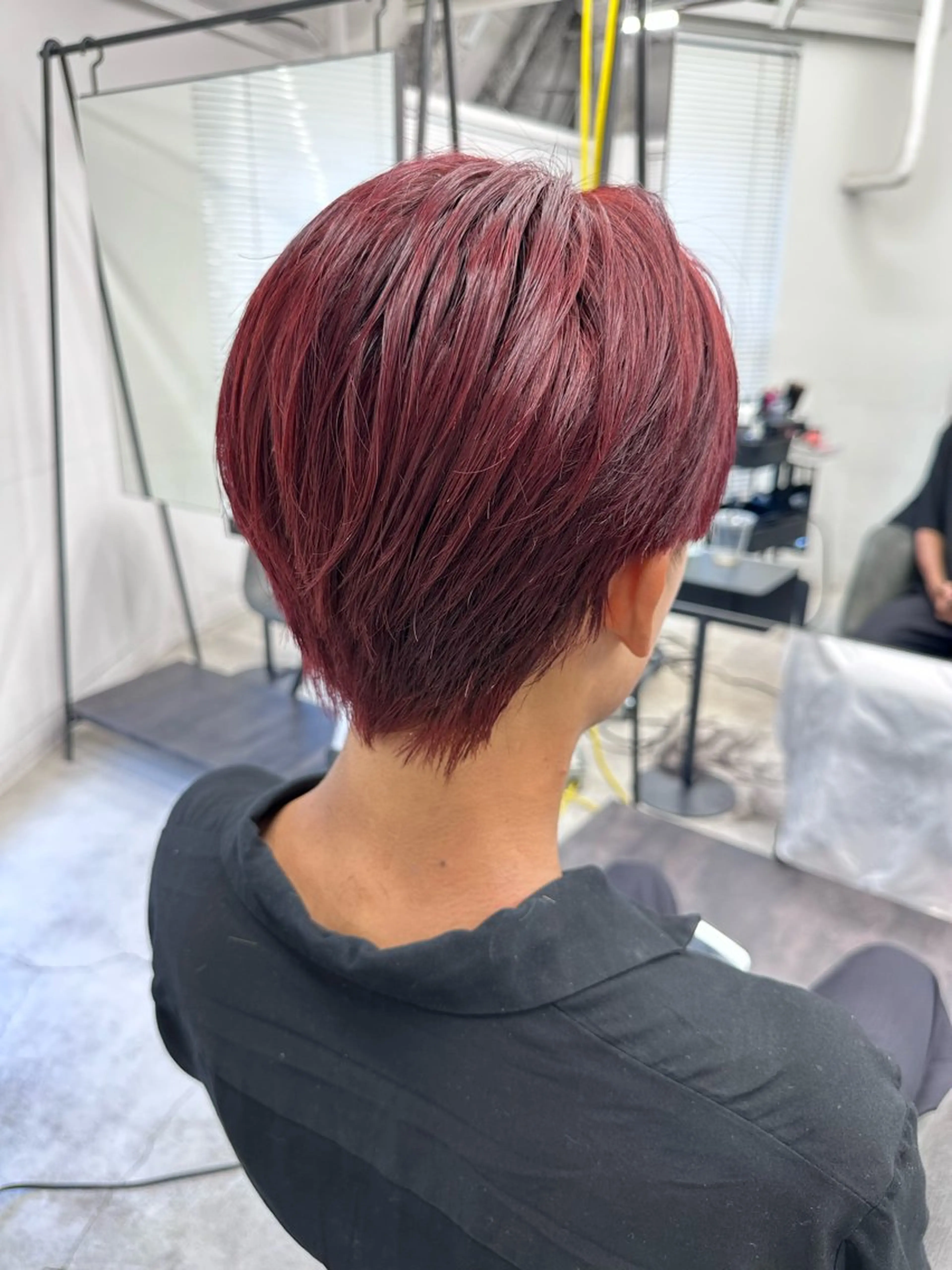 ショート カラー メンズ ヘアカラー トリートメント メンズカット/パーマ /縮毛矯正😎ともかのヘアスタイル