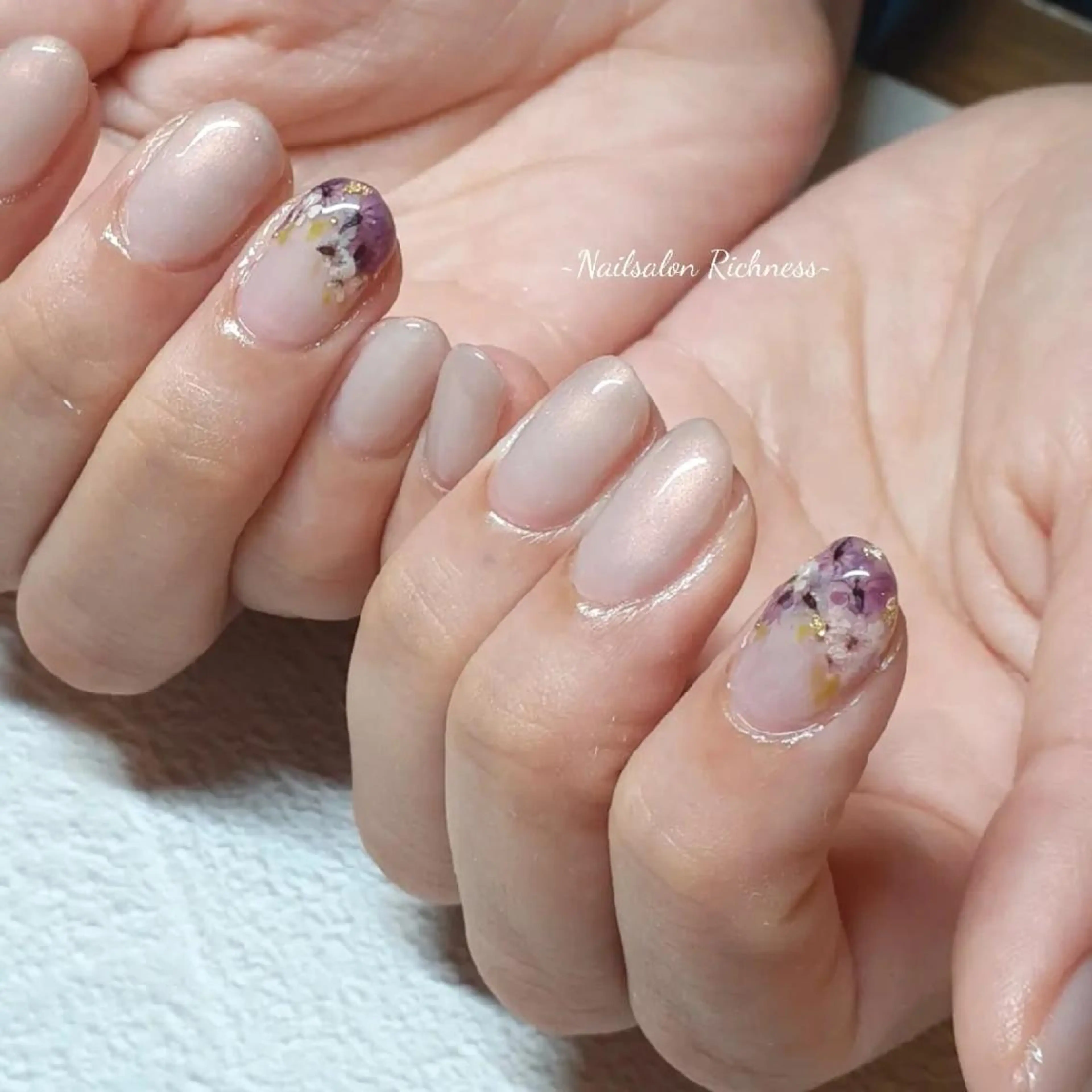 ネイル アートネイル ワンカラーネイル ハンドネイル I. Yukariのネイルデザイン