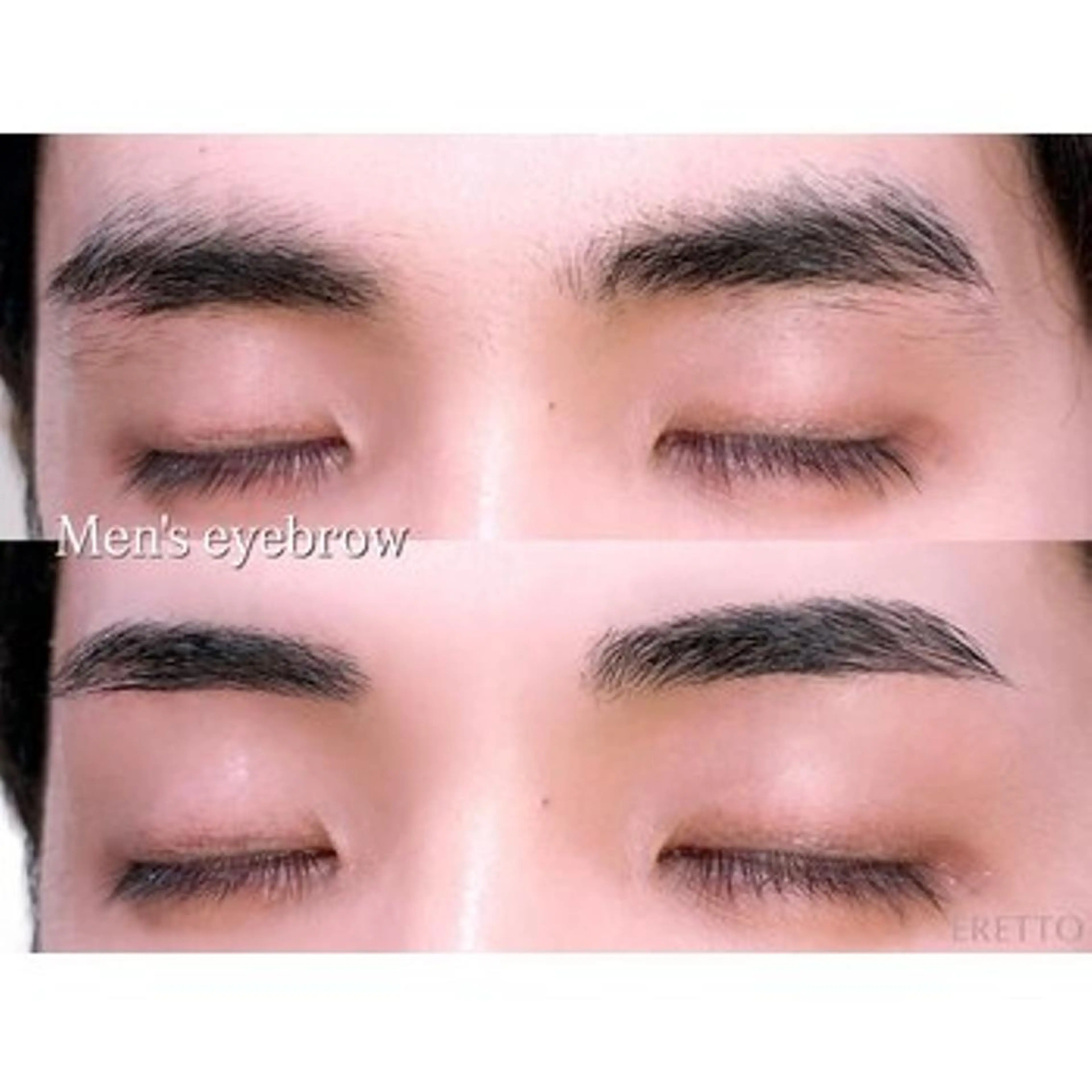 アイブロウ メンズ ERETTO ayuのマツエク・マツパデザイン