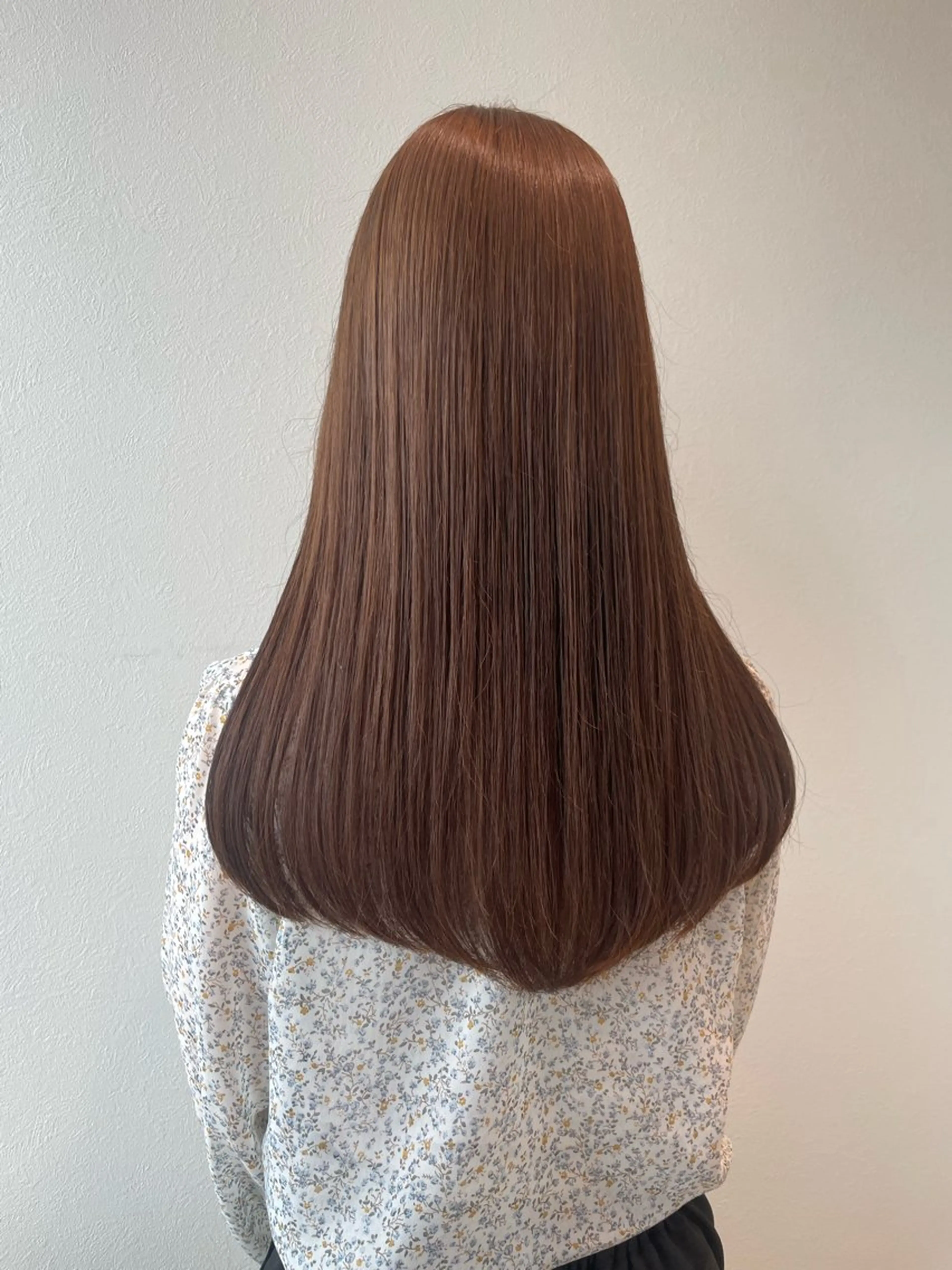 ロング カラー ブリーチ ダブルカラー 野田 カレンのヘアスタイル