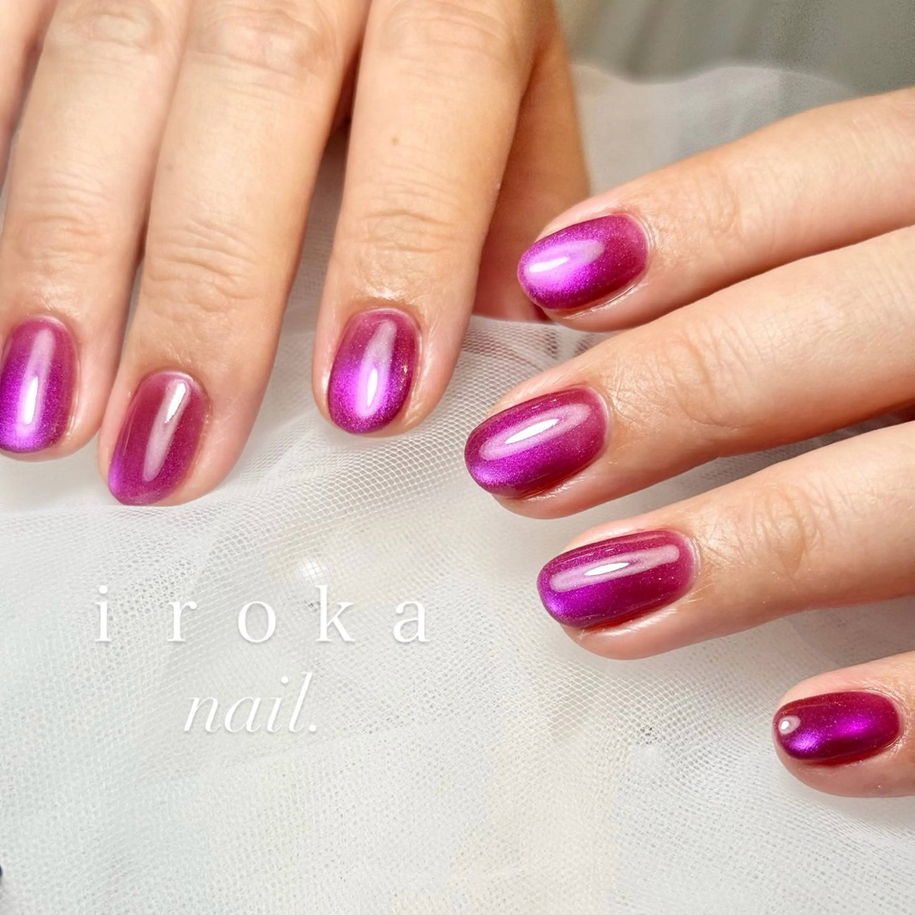 ネイル マグネットネイル ｉｒｏｋａ　nail .yukaのネイルデザイン