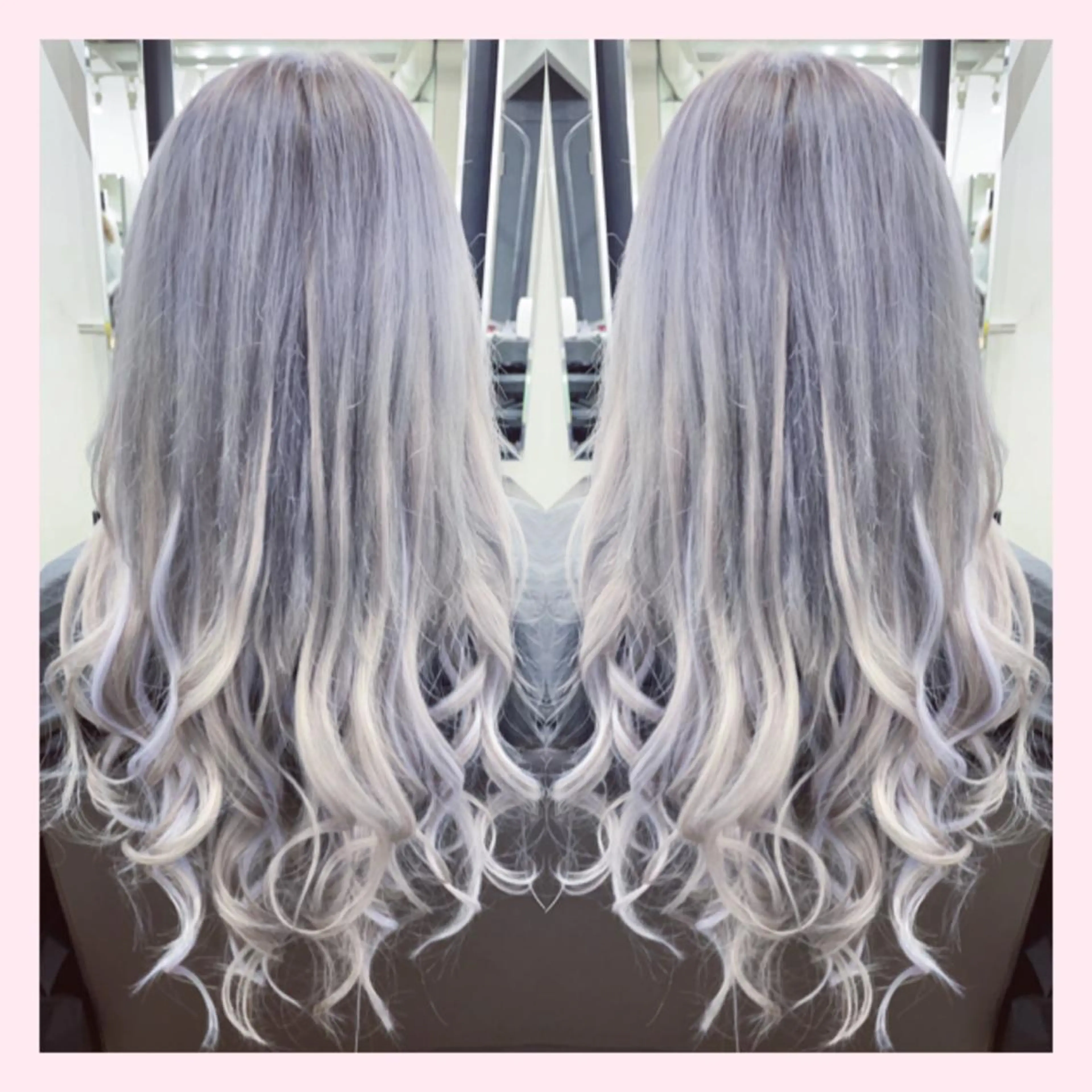 ロング カラー エクステ シシド ユウスケ Aceのヘアスタイル