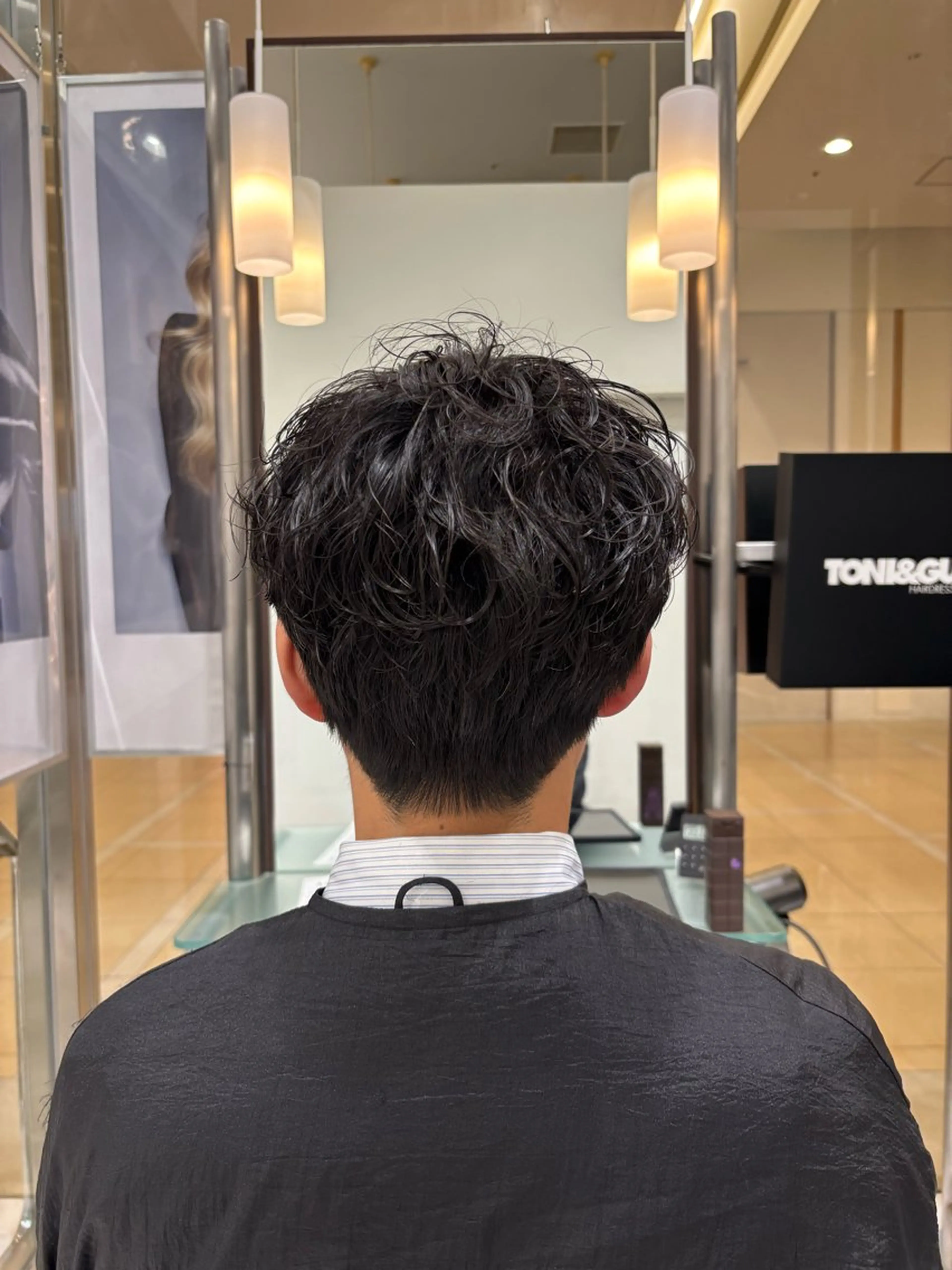 パーマ メンズ 大根 凜子のヘアスタイル