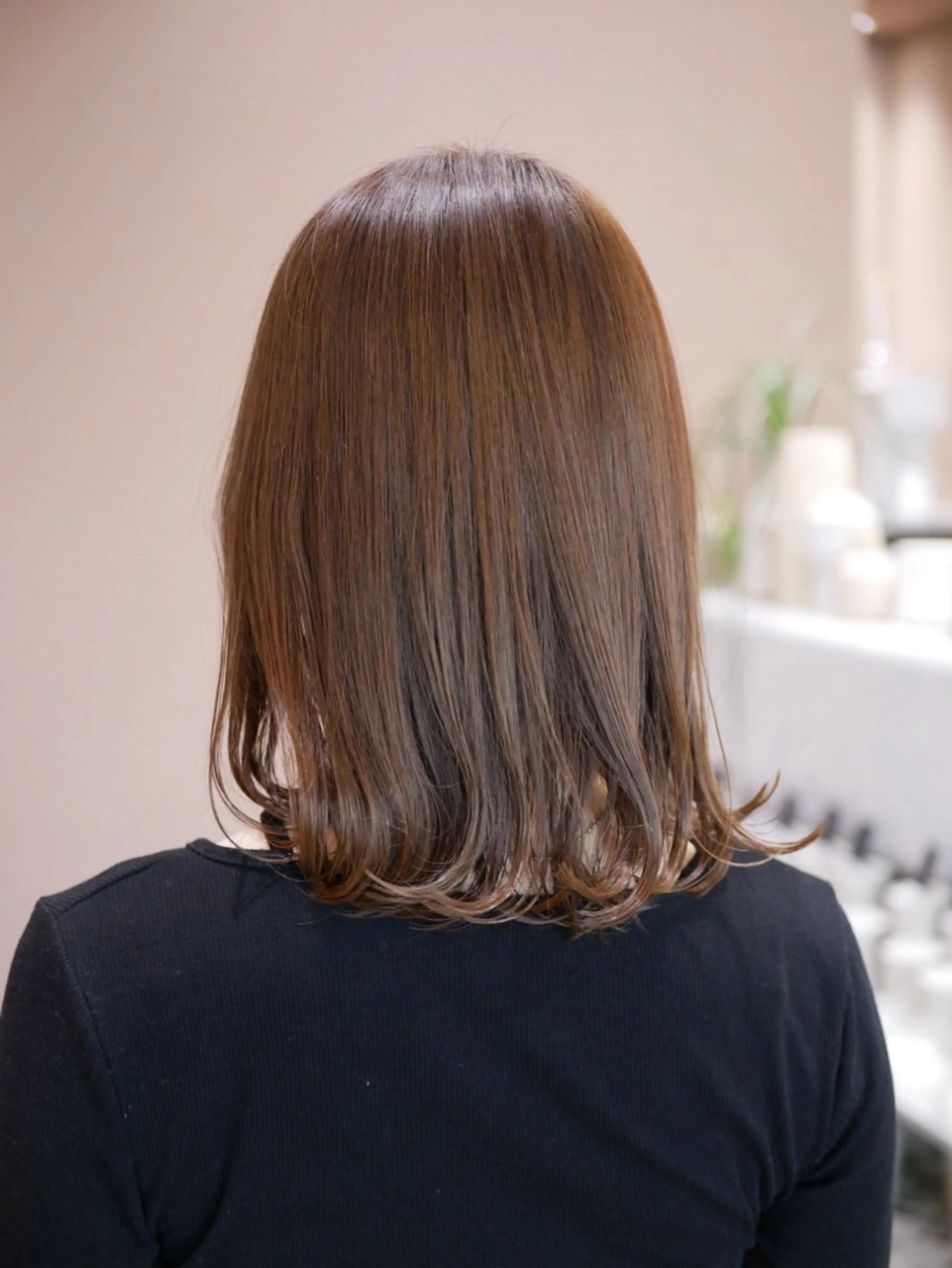 ミディアム ヘアカラー 髪質改善/艶髪特化 /透明感✨️こうめいのその他イメージ