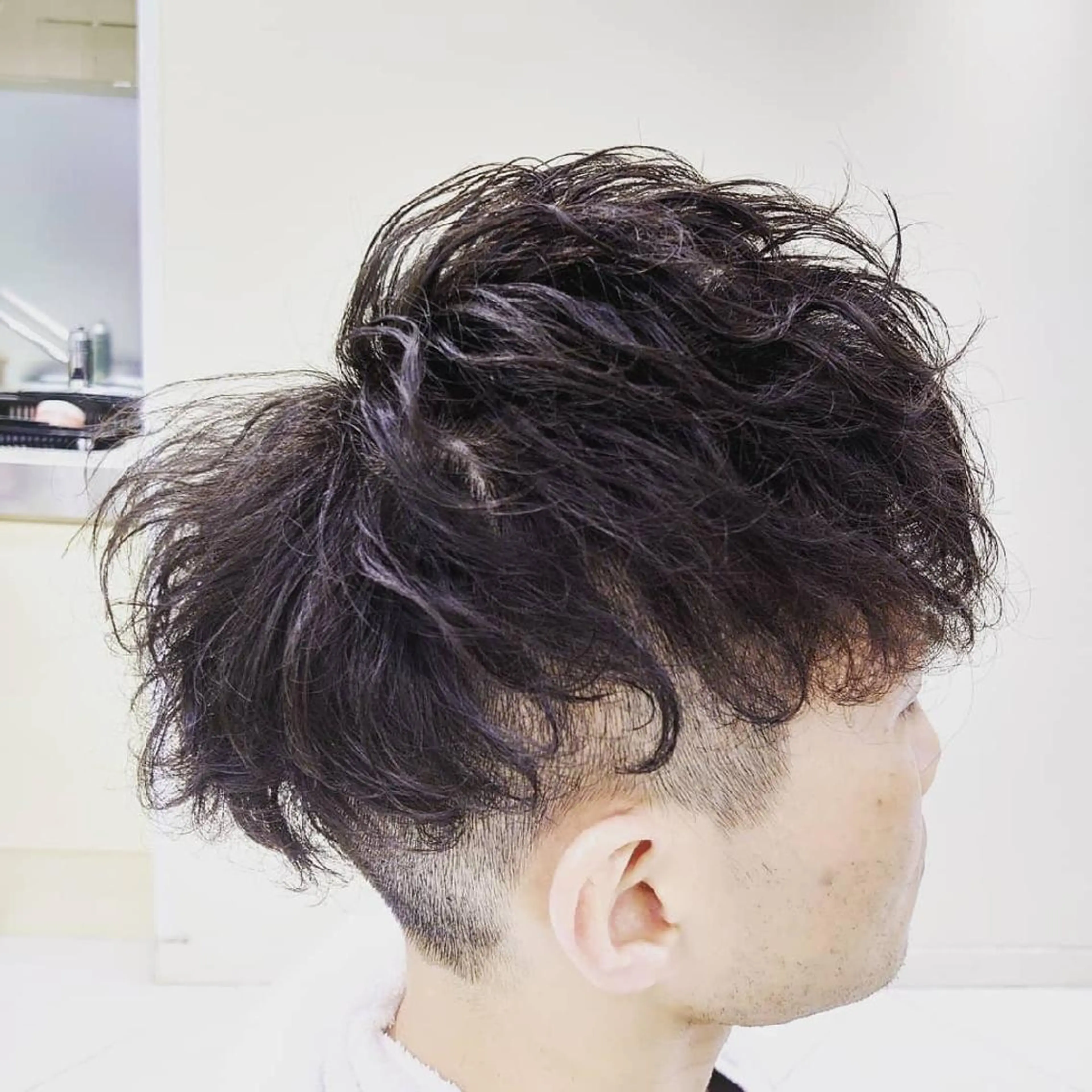 ショート パーマ メンズ 刈り上げ ショートヘア 🐺デザインウルフ / 一ノ瀬 凌🐺のヘアスタイル