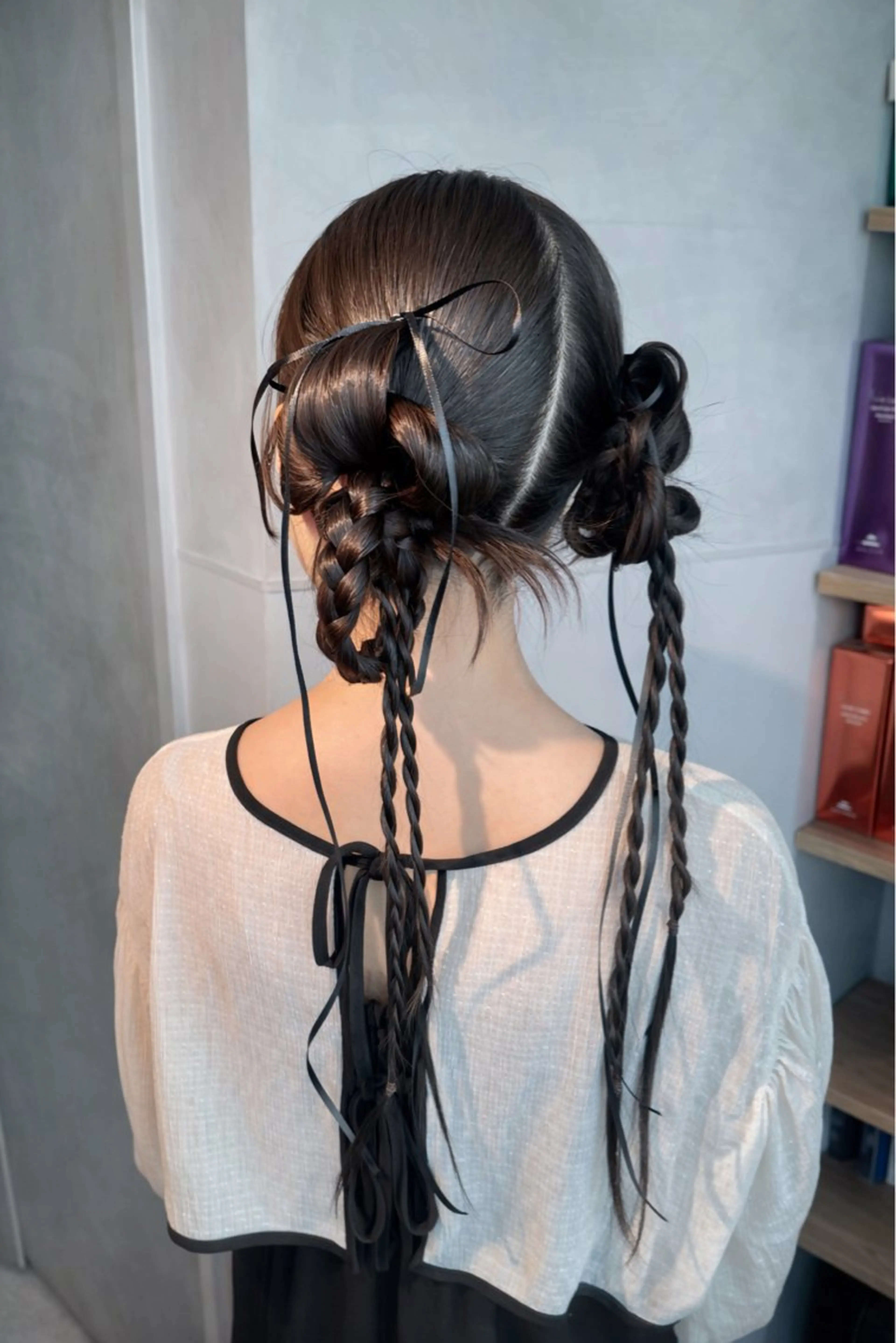 ヘアアレンジ 結婚式・ブライダル 卒業式のヘアスタイル ヘアセット charm《銀座》 ヘアセット/縮毛矯正のヘアスタイル