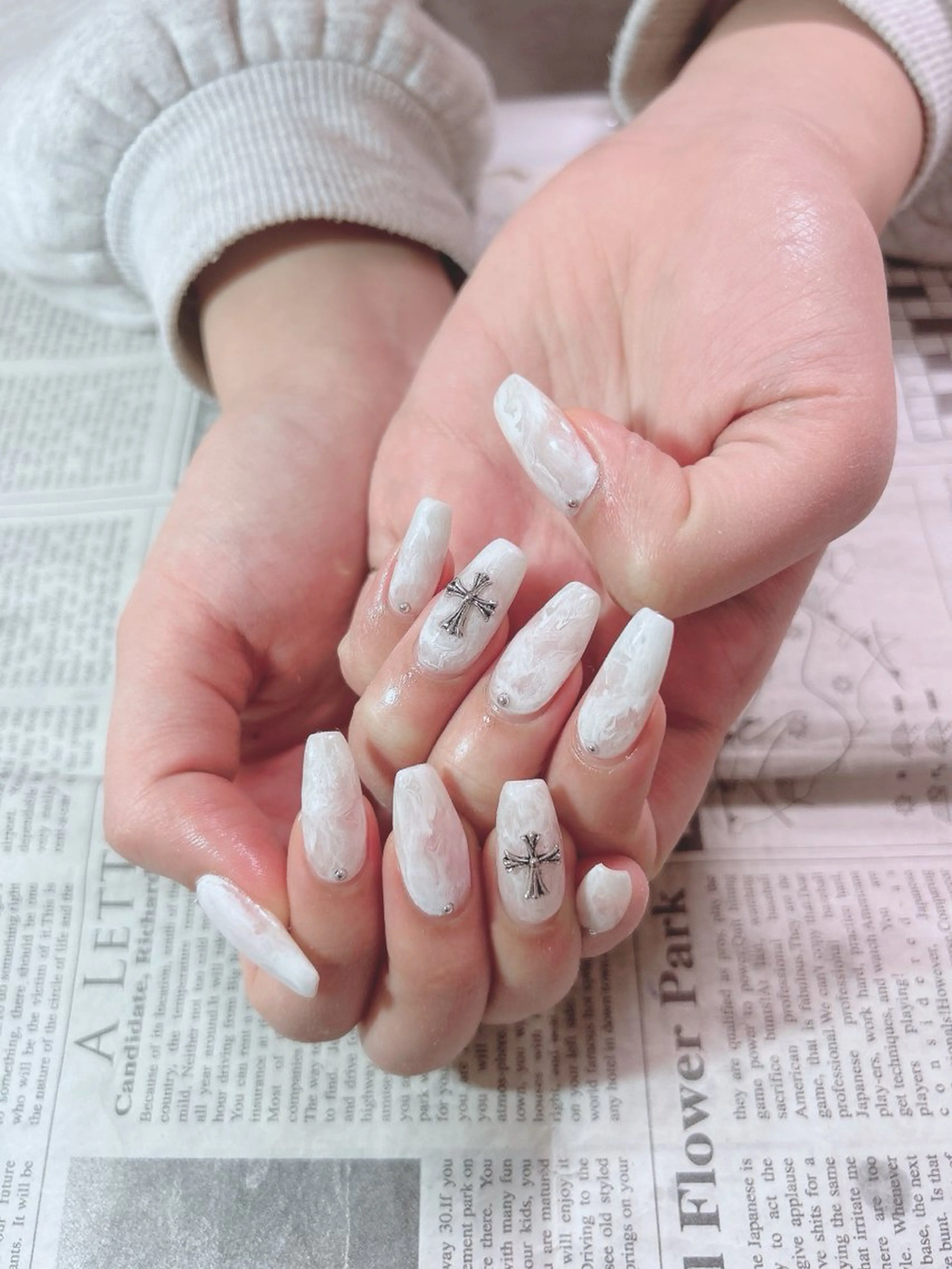 ネイル ハンドネイル ハンドケア 森山 舞のネイルデザイン