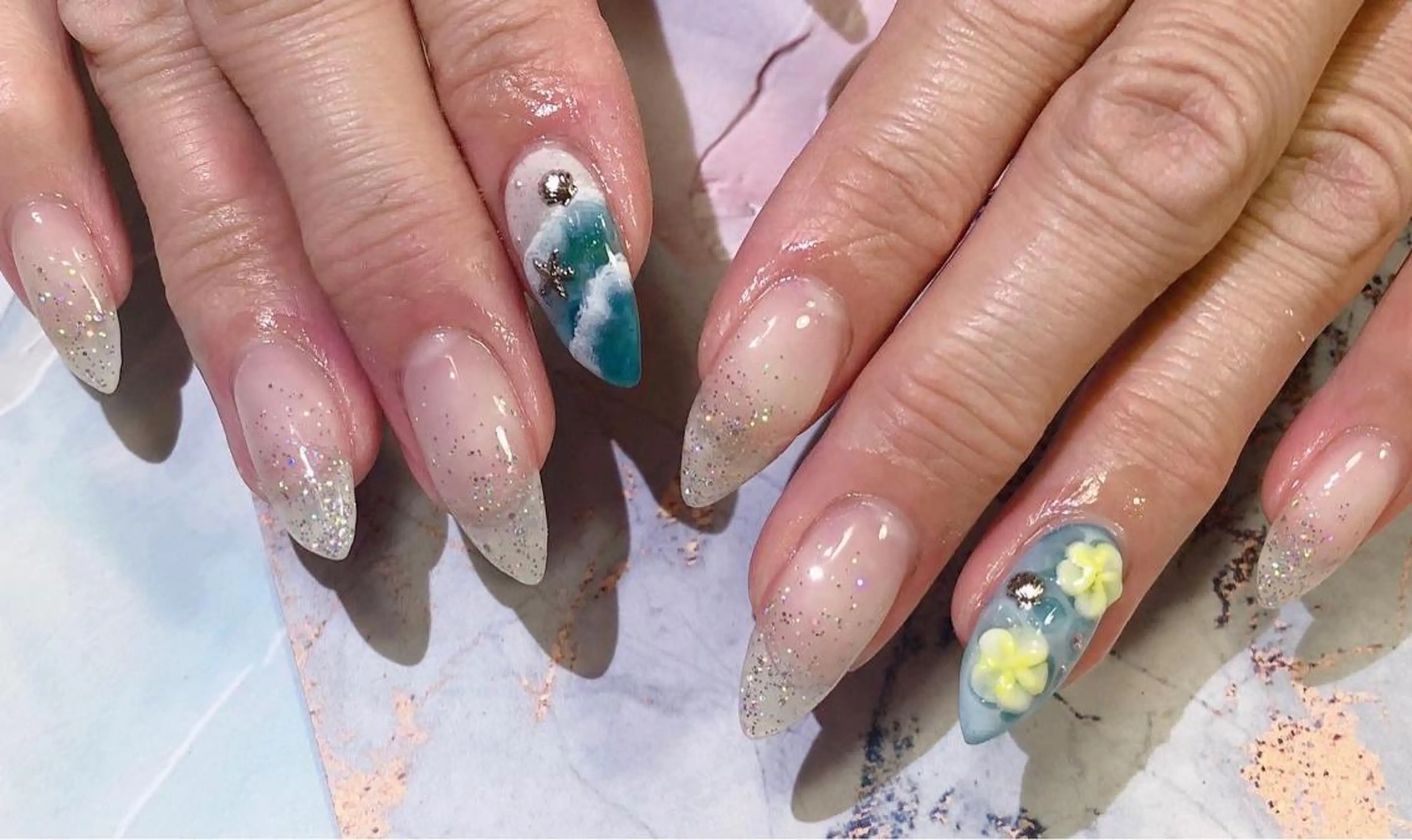 ネイル ハンドネイル プライベートサロン oceannailのネイルデザイン