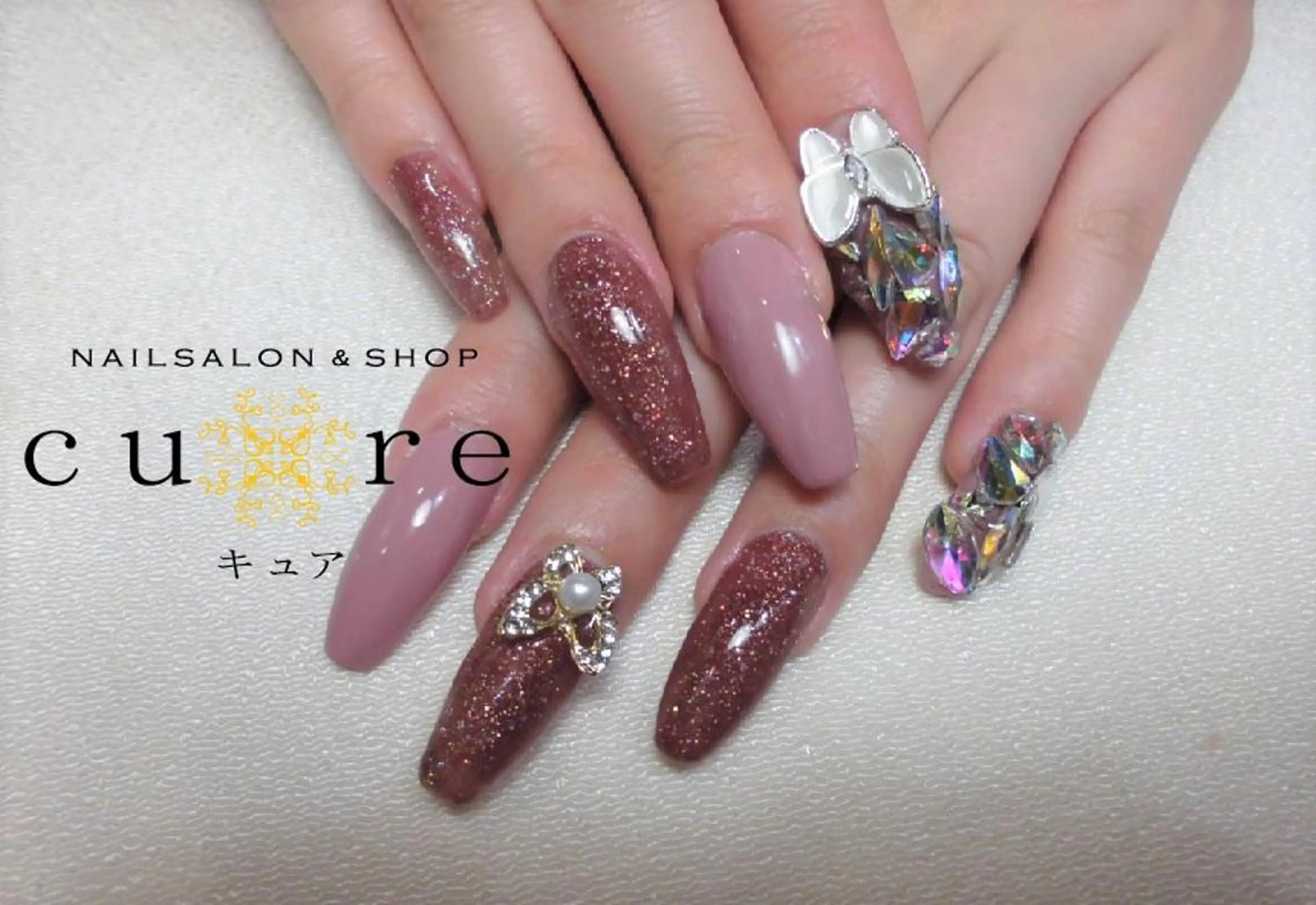 ネイル ロング ネイルサロン Cureのネイルデザイン