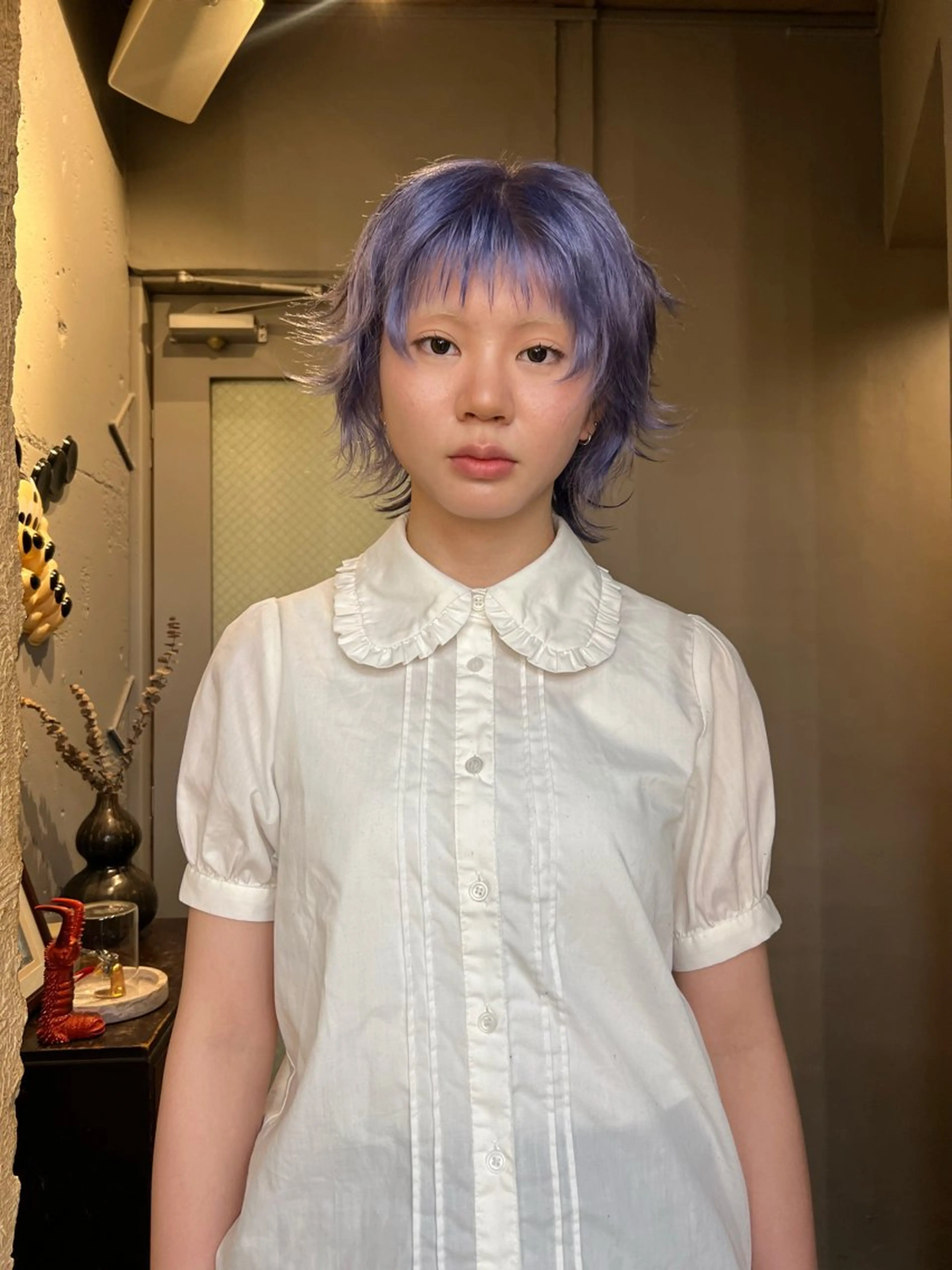 ミディアム カラー カット ヘアカラー haco＋所属・圧倒的デザイン力 店長🎨RENAのヘアスタイル