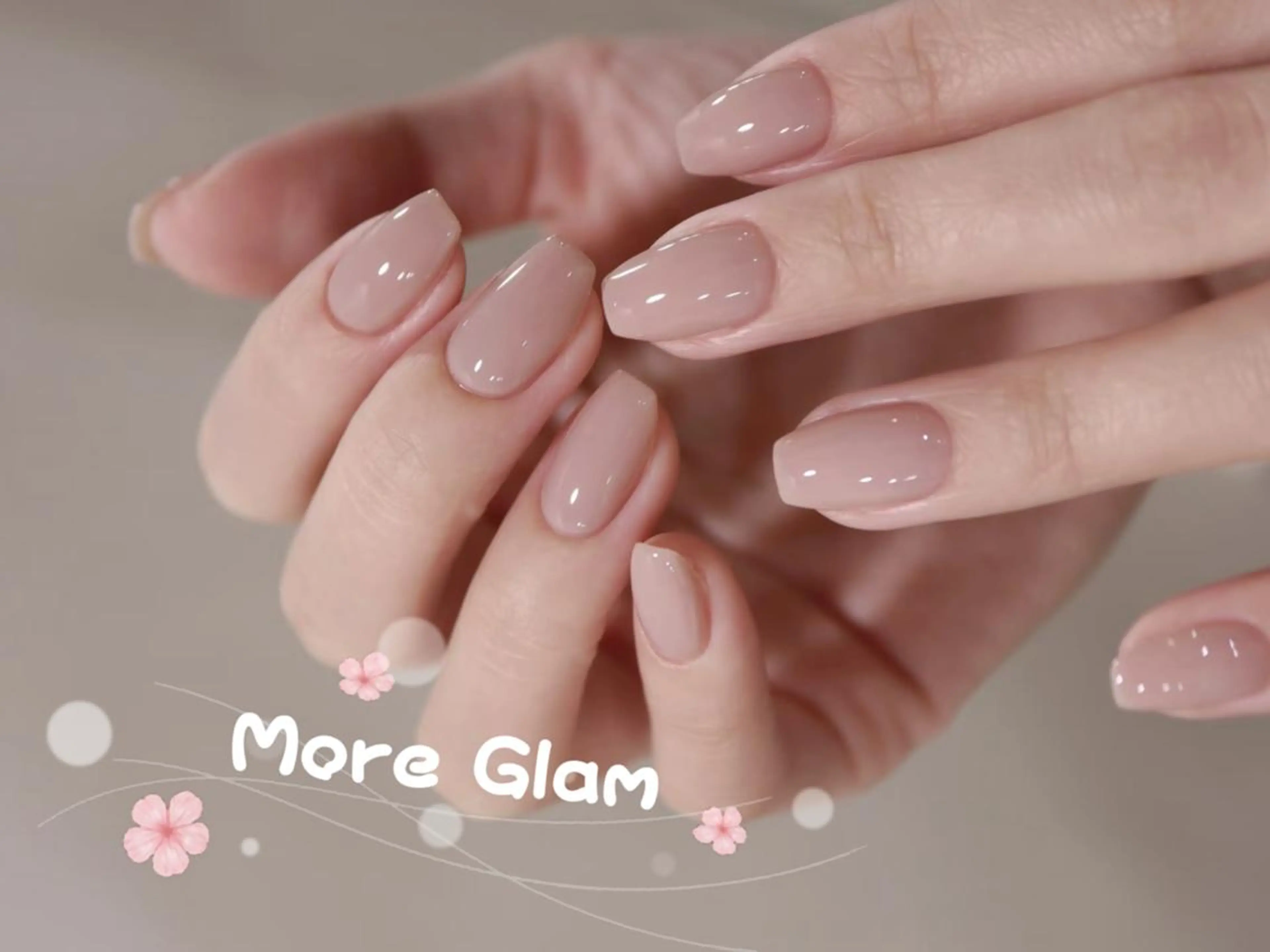 ネイル フットネイル フレンチネイル ジェルネイル ガラスフレンチ 韓国ネイル MoreGlam Nailsのネイルデザイン