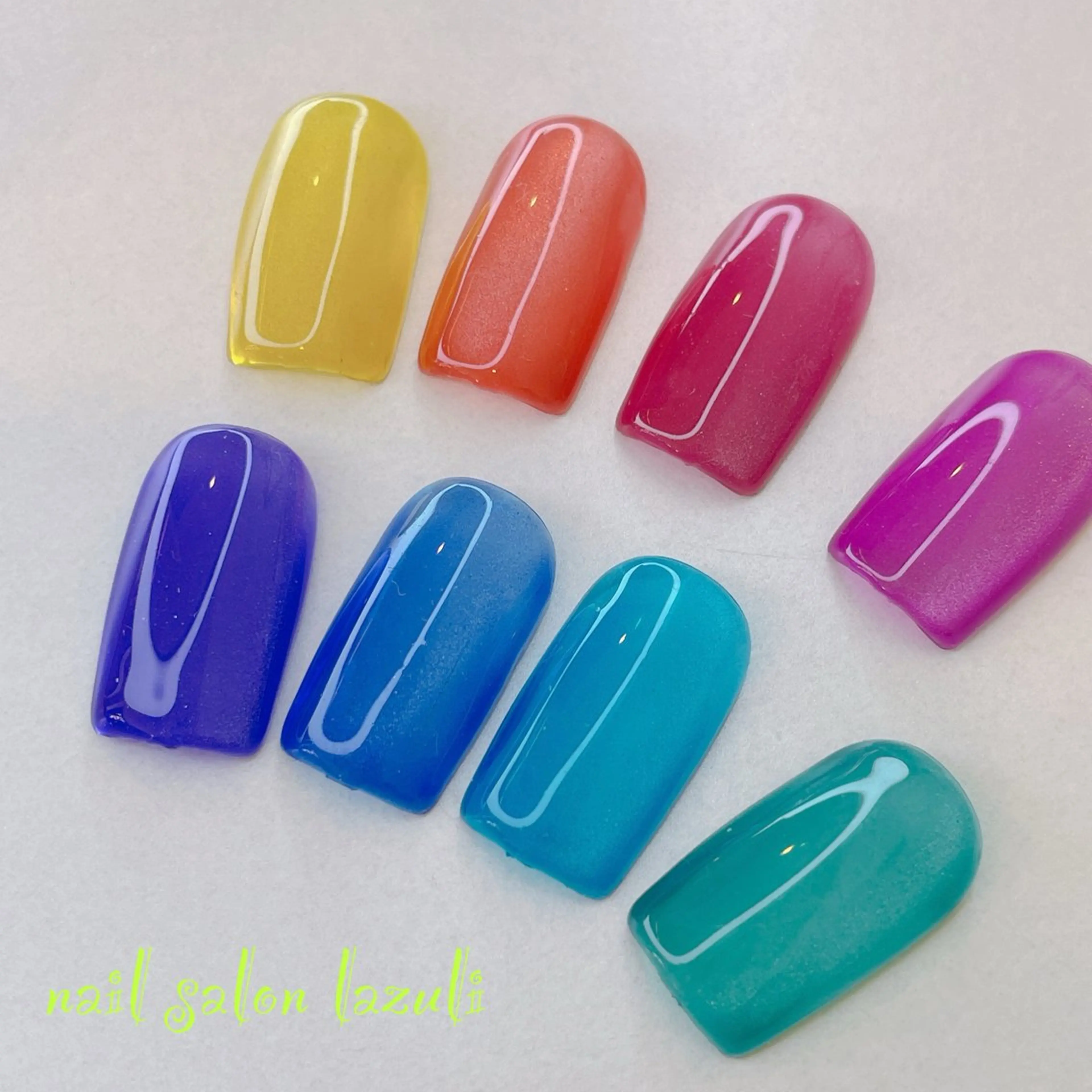 ネイル クリアネイル nail salon lazuliのネイルデザイン