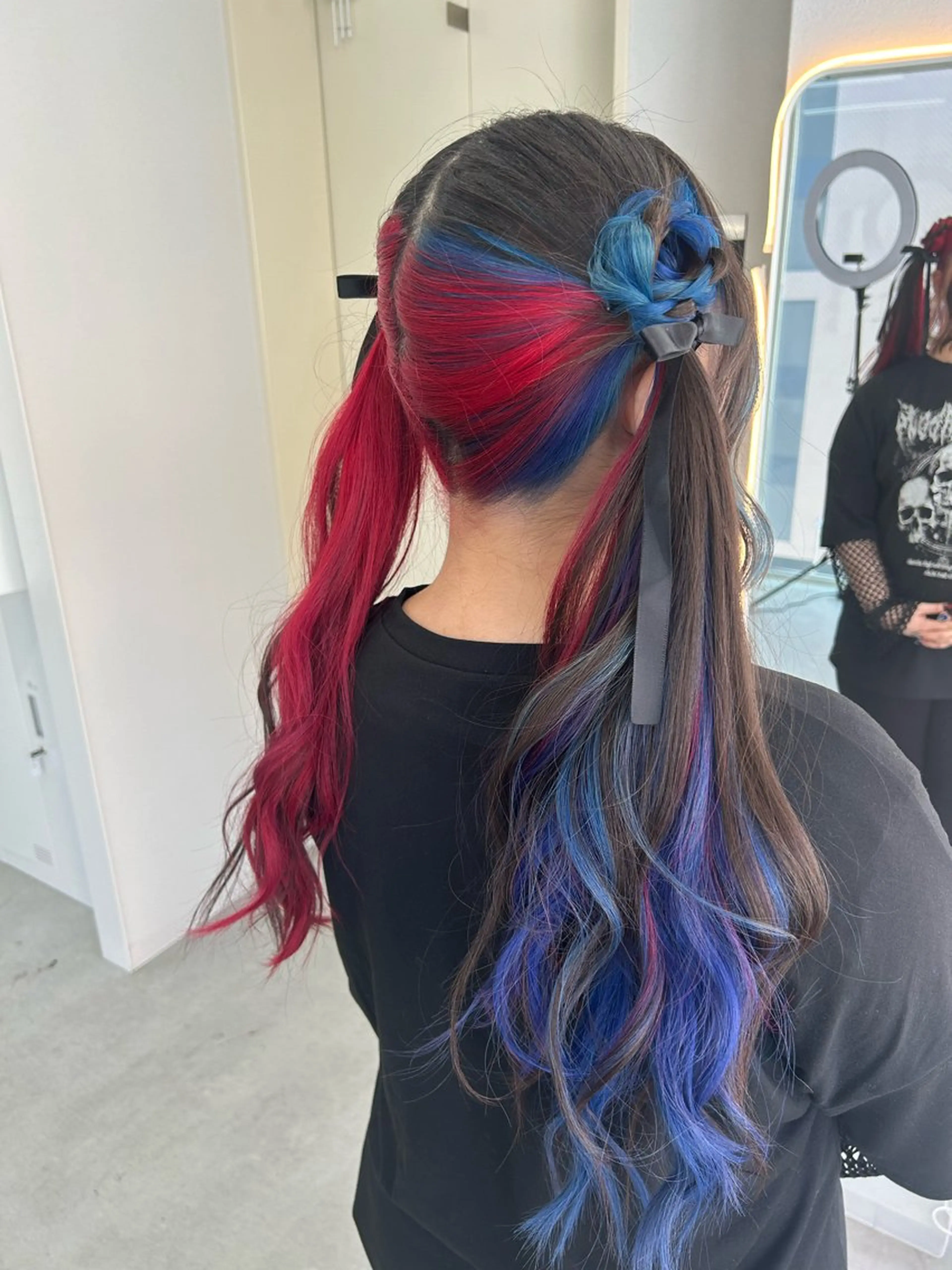 ロング ヘアアレンジ ヘアセット Gisel みらののヘアスタイル