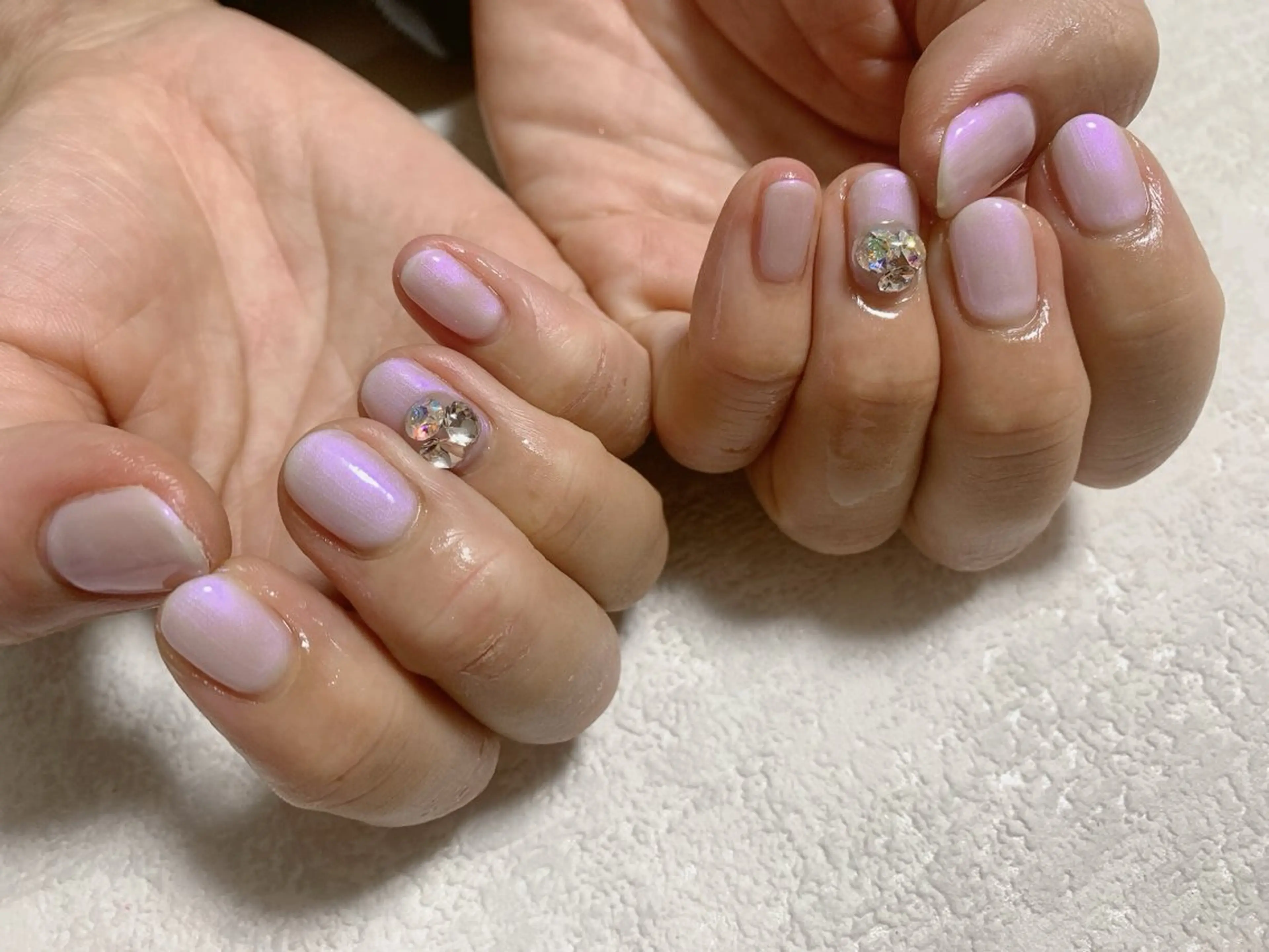 ネイル ジェルネイル メンズネイル パラジェル 春ネイル ストーンネイル kiki nail たまプラーザのネイルデザイン
