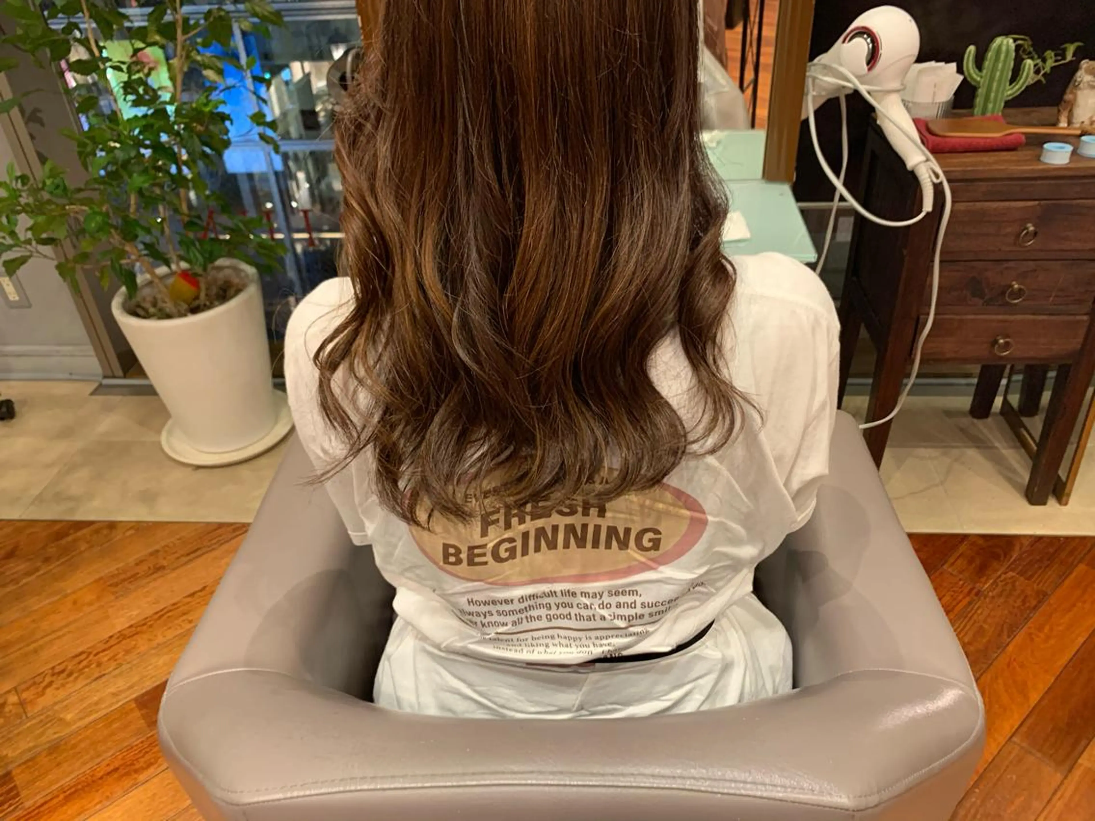 カラー ハイライトカラー Araki Chikaのヘアスタイル