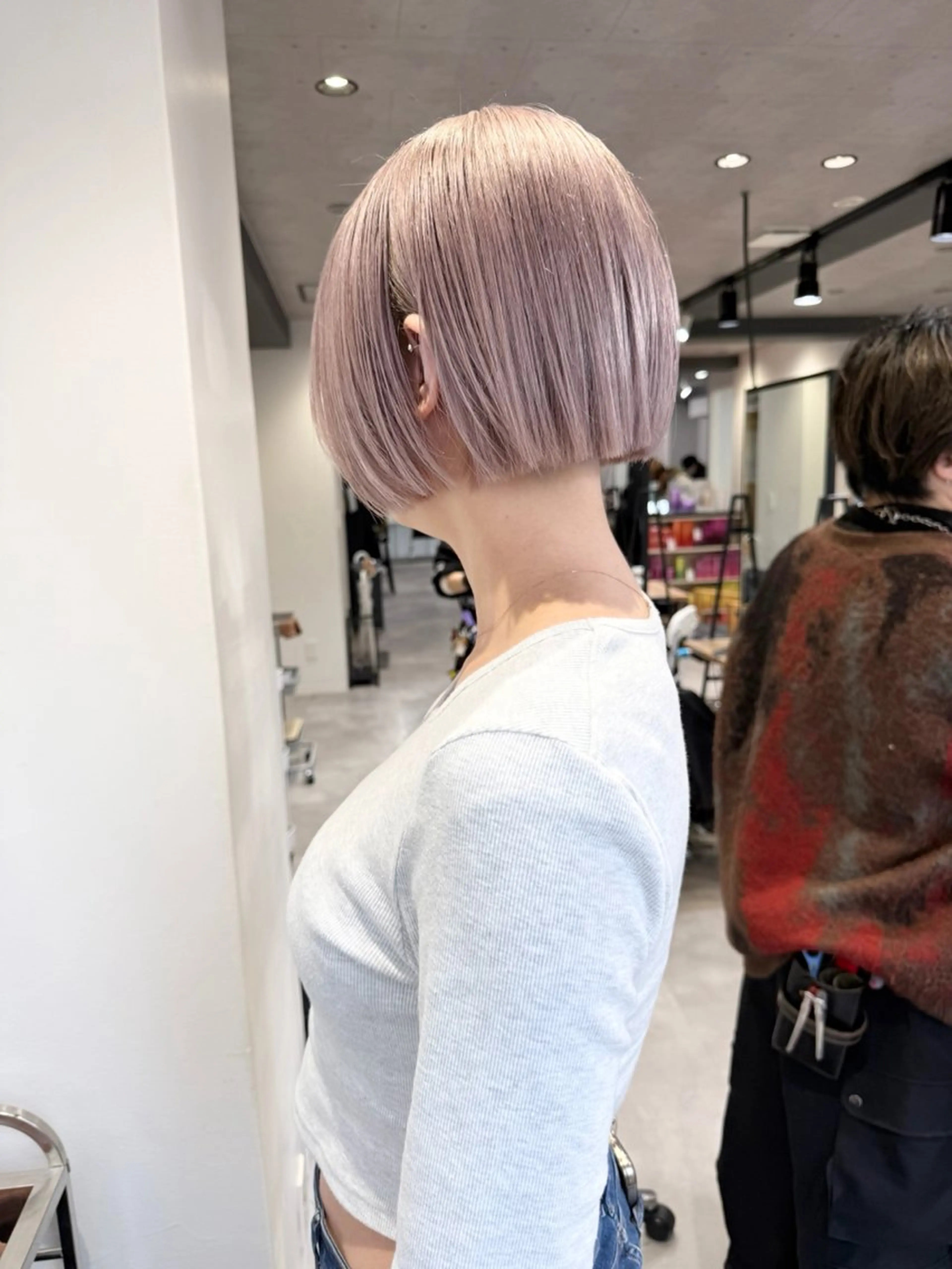 カラー 🧸垢抜けハイトーン 🫧𖤐⡱れんのヘアスタイル