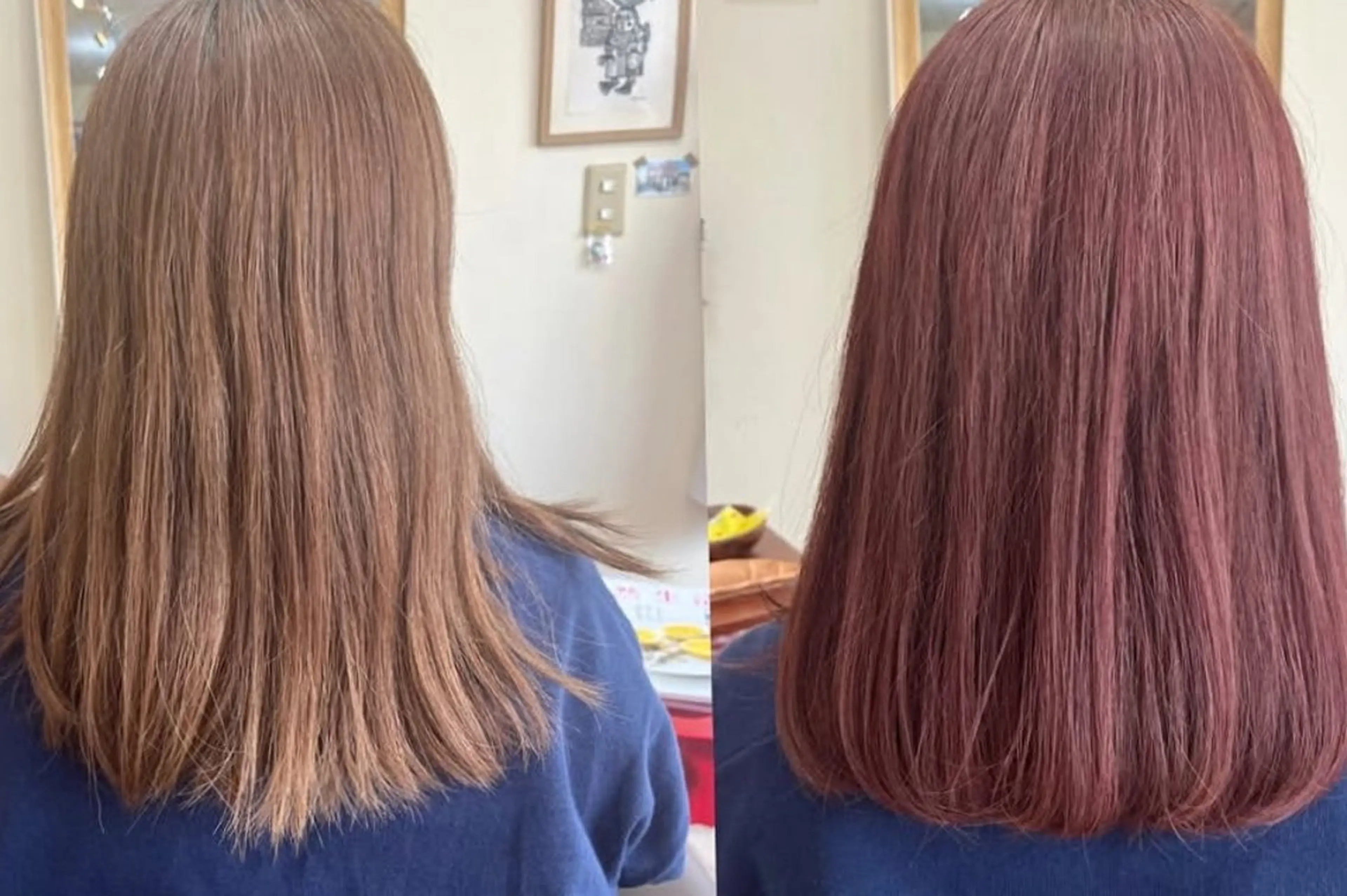ミディアム カラー ベージュカラー ブリーチ ブラウンカラー ラベンダーカラー オレンジ ヘアカラー トリートメント MASA Raffinrのヘアスタイル