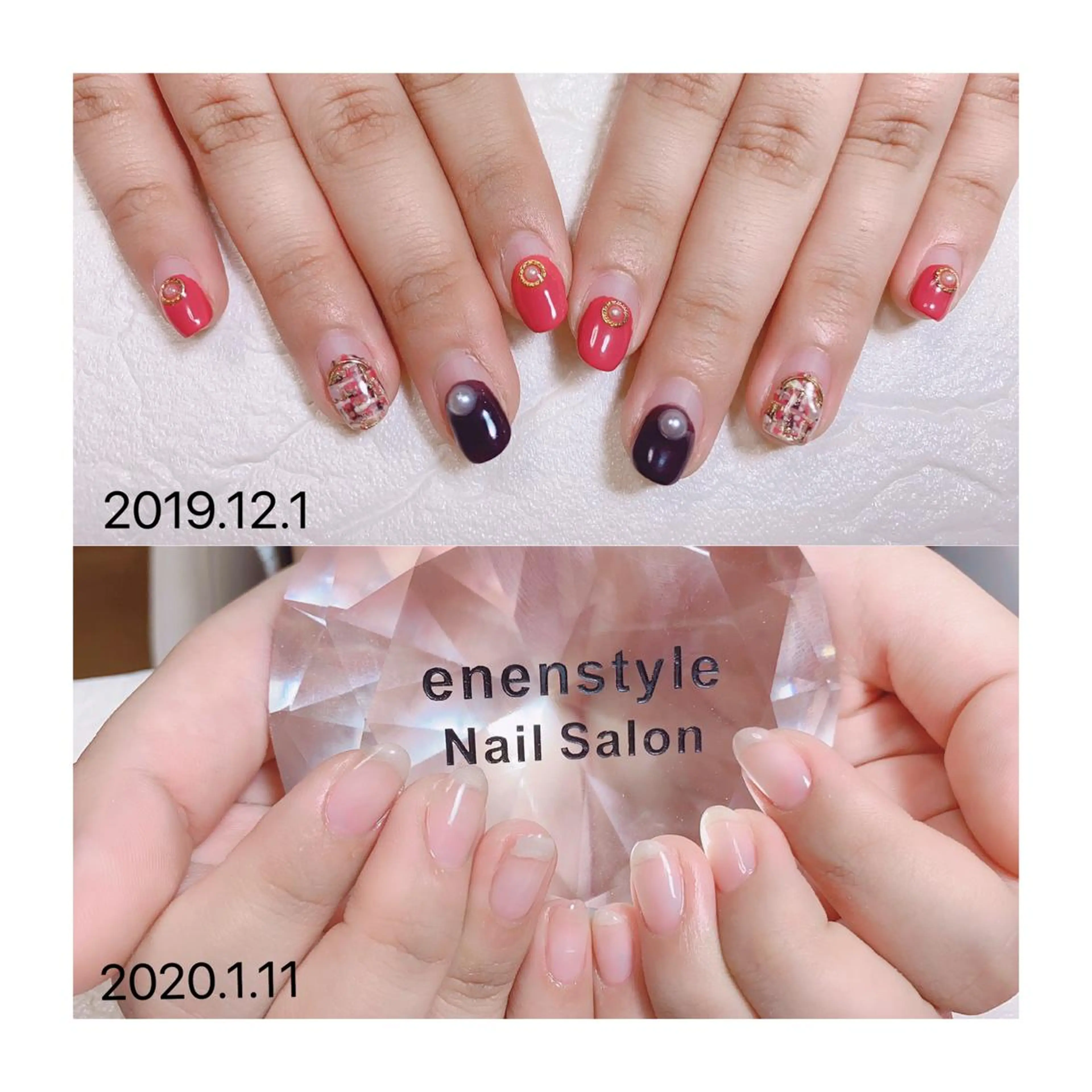 ショート ネイル ジェルネイル ニュアンスネイル オフィスネイル ワンカラーネイル パラジェル 👑enen style👑のネイルデザイン