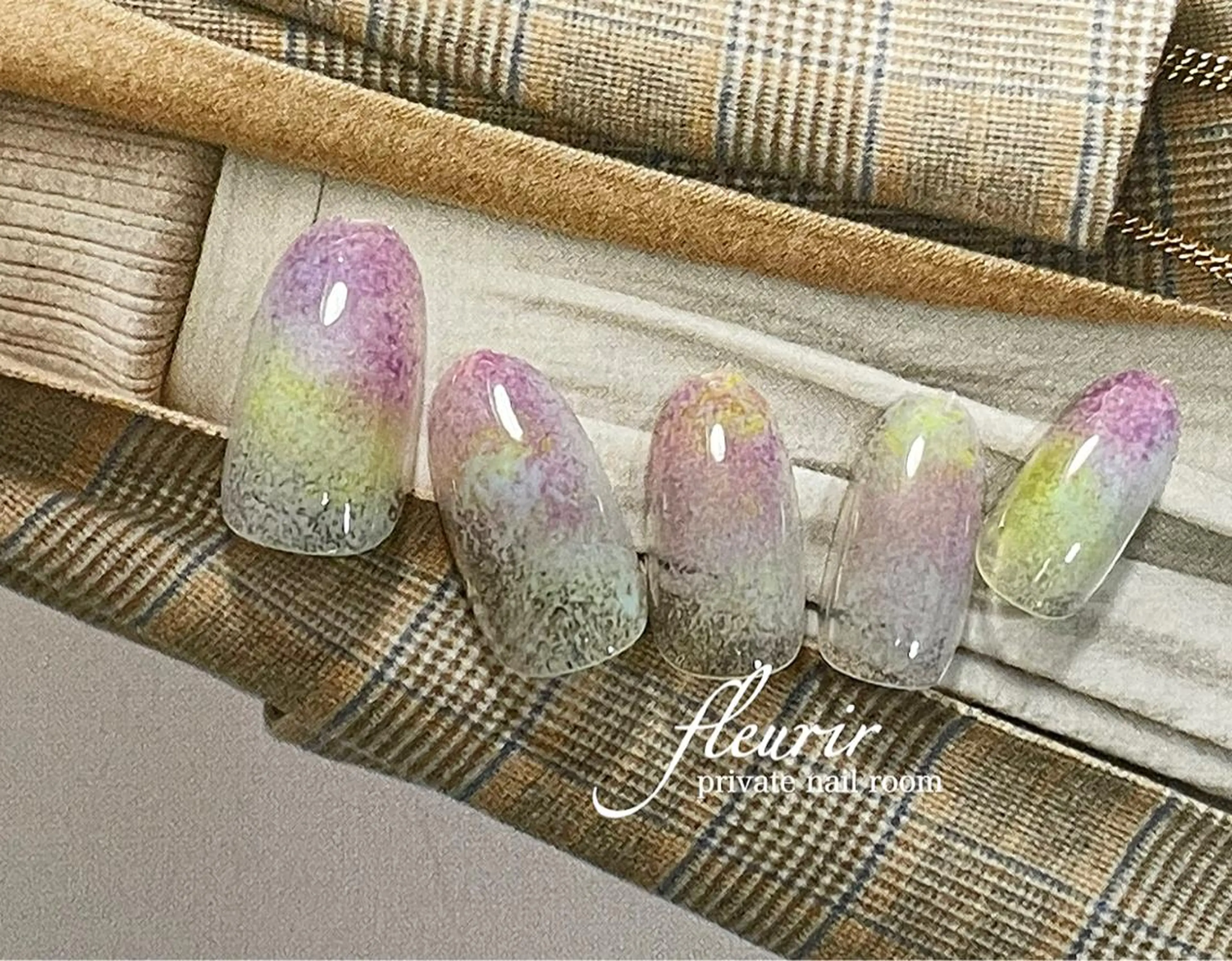 ネイル アートネイル 長さ出し ジェルネイル ハードジェル ラメ(グリッター) フルリール 【プライベートサロンのネイルデザイン