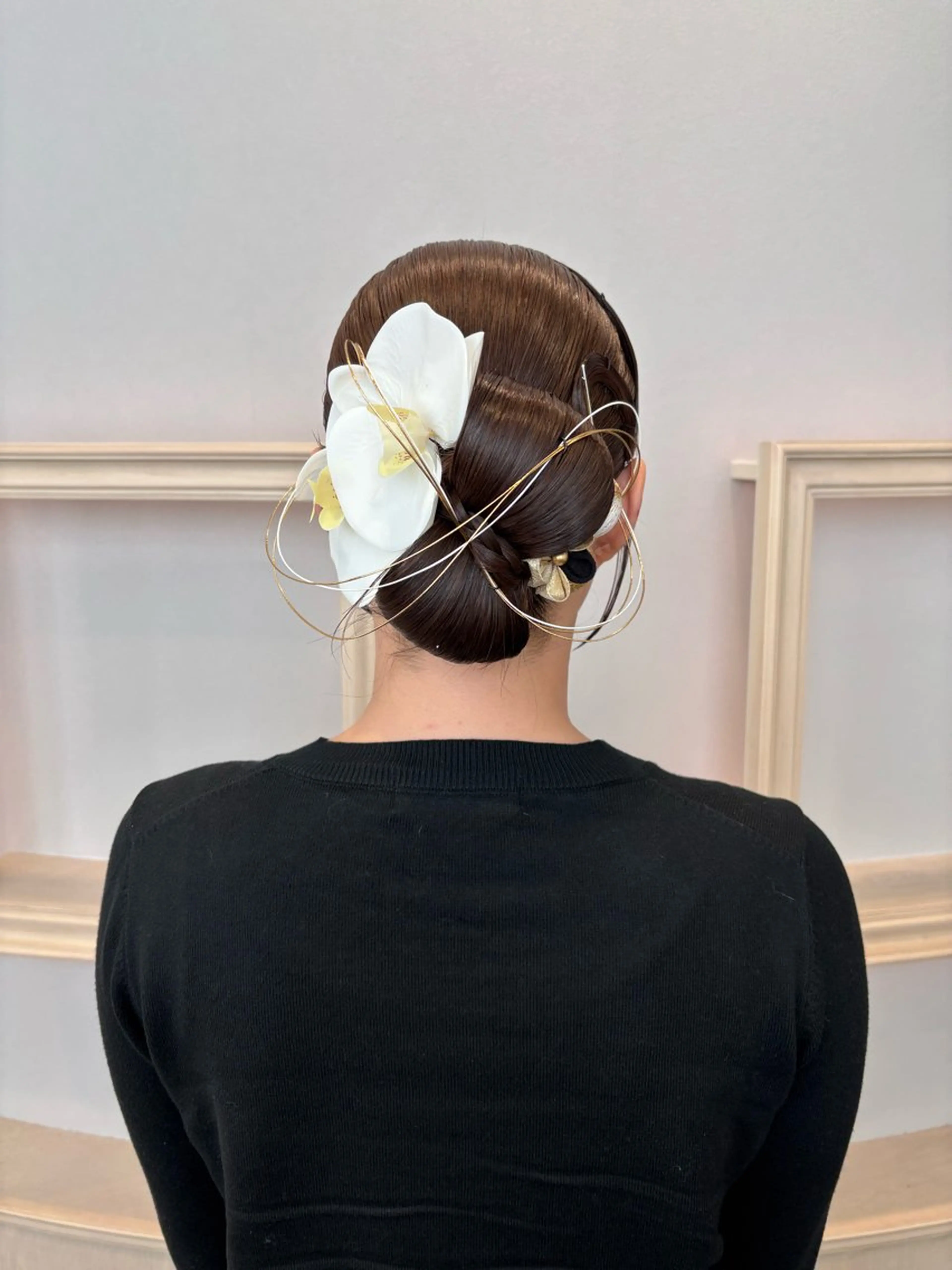 ヘアアレンジ 卒業式のヘアスタイル 髪飾り ヘアセット サソウ ユリエ🥥のヘアスタイル