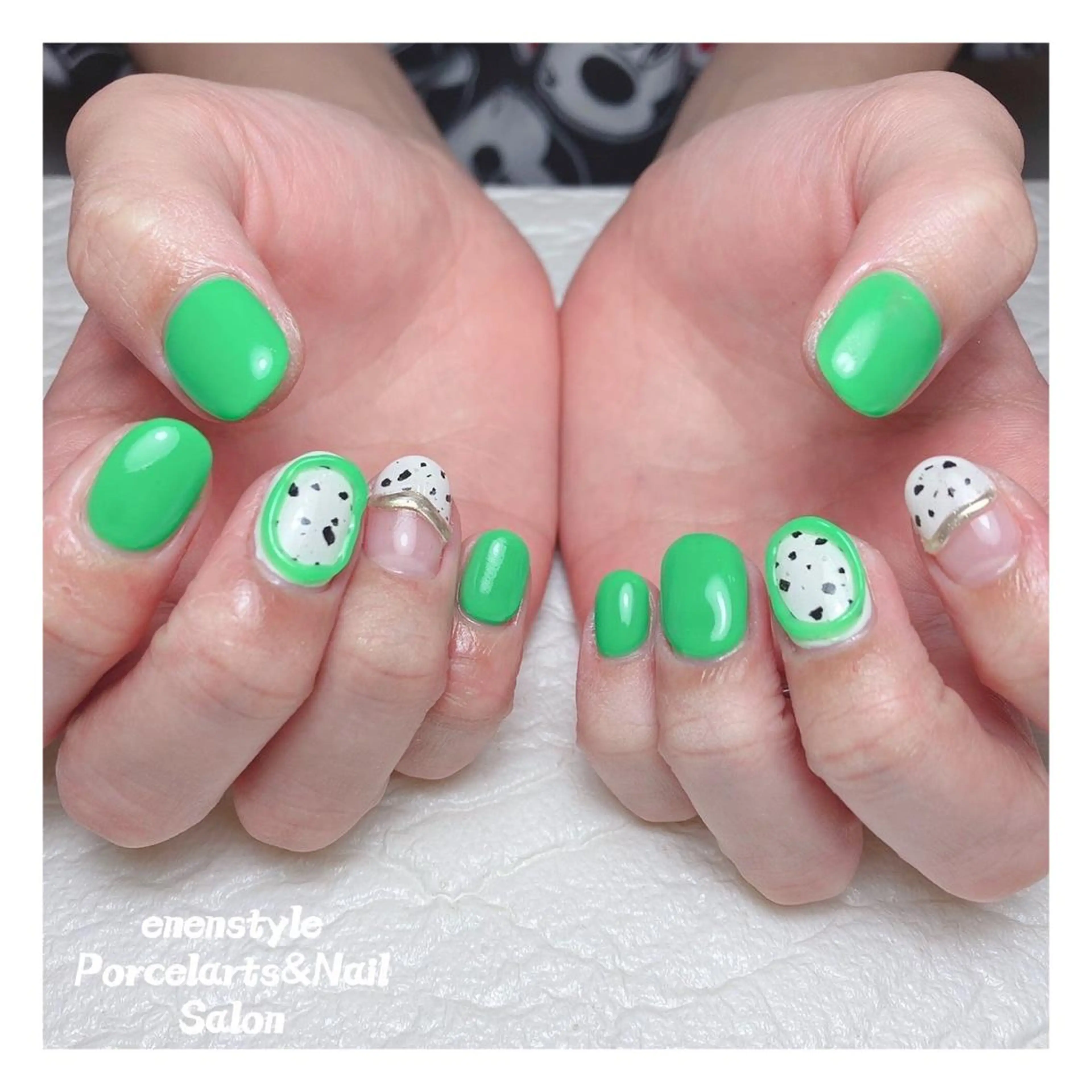 ショート ネイル ハンドネイル 👑enen style👑のネイルデザイン