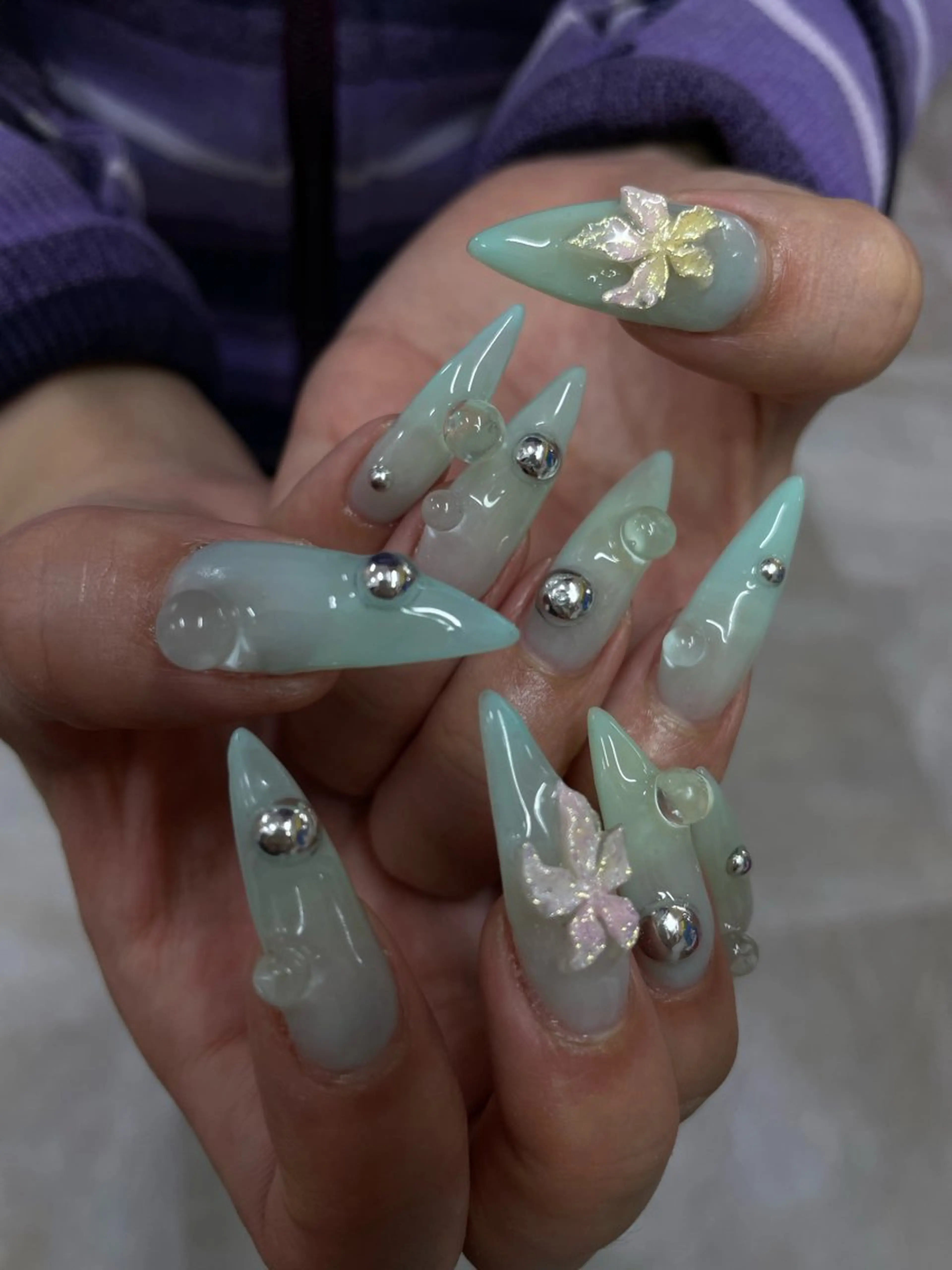 ネイル ハンドネイル ひめか🫁 推し概念・個性派のネイルデザイン