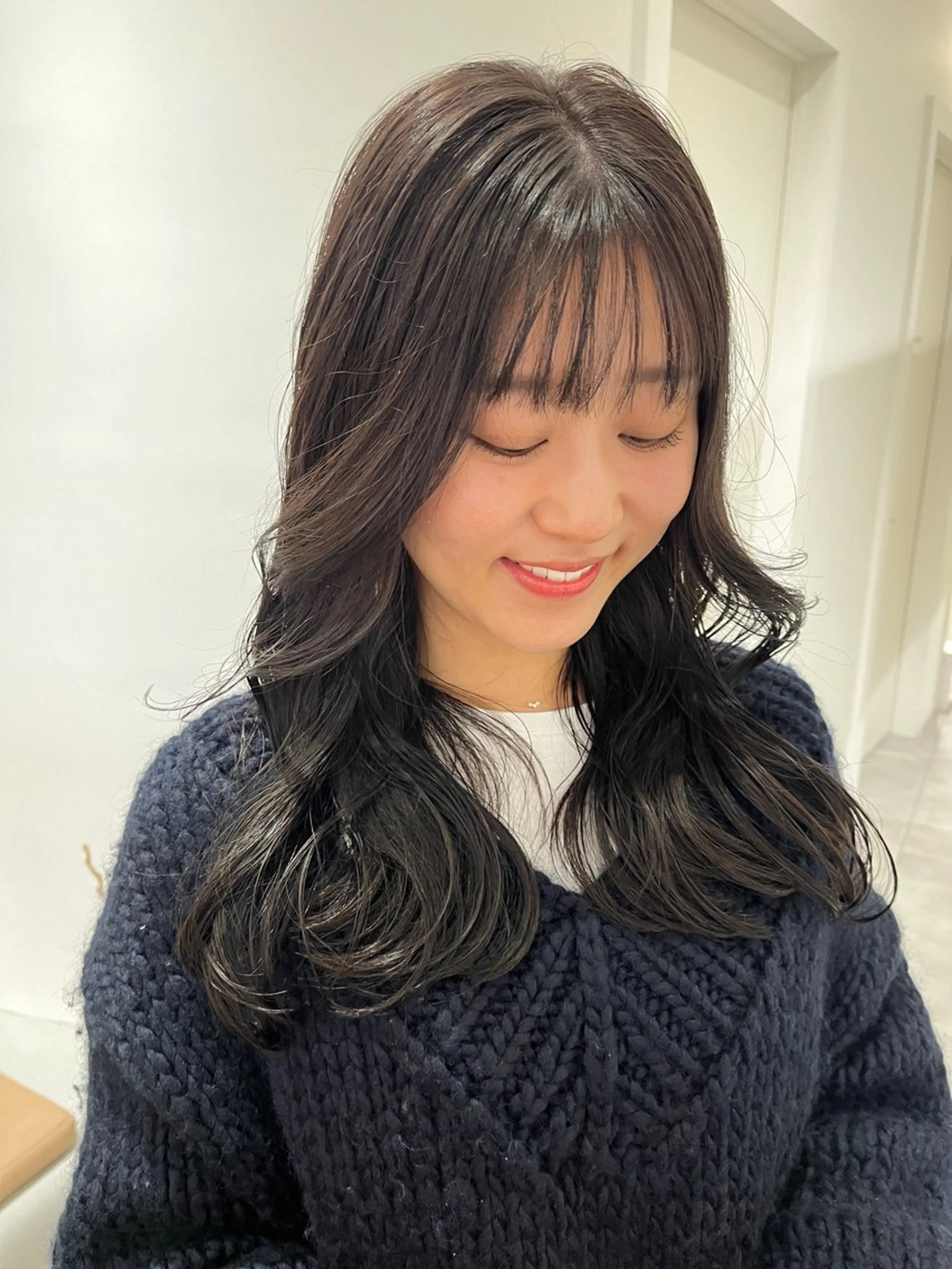 ロング カラー 似合わせ/レイヤー/ ボブ/西島 絢香のヘアスタイル