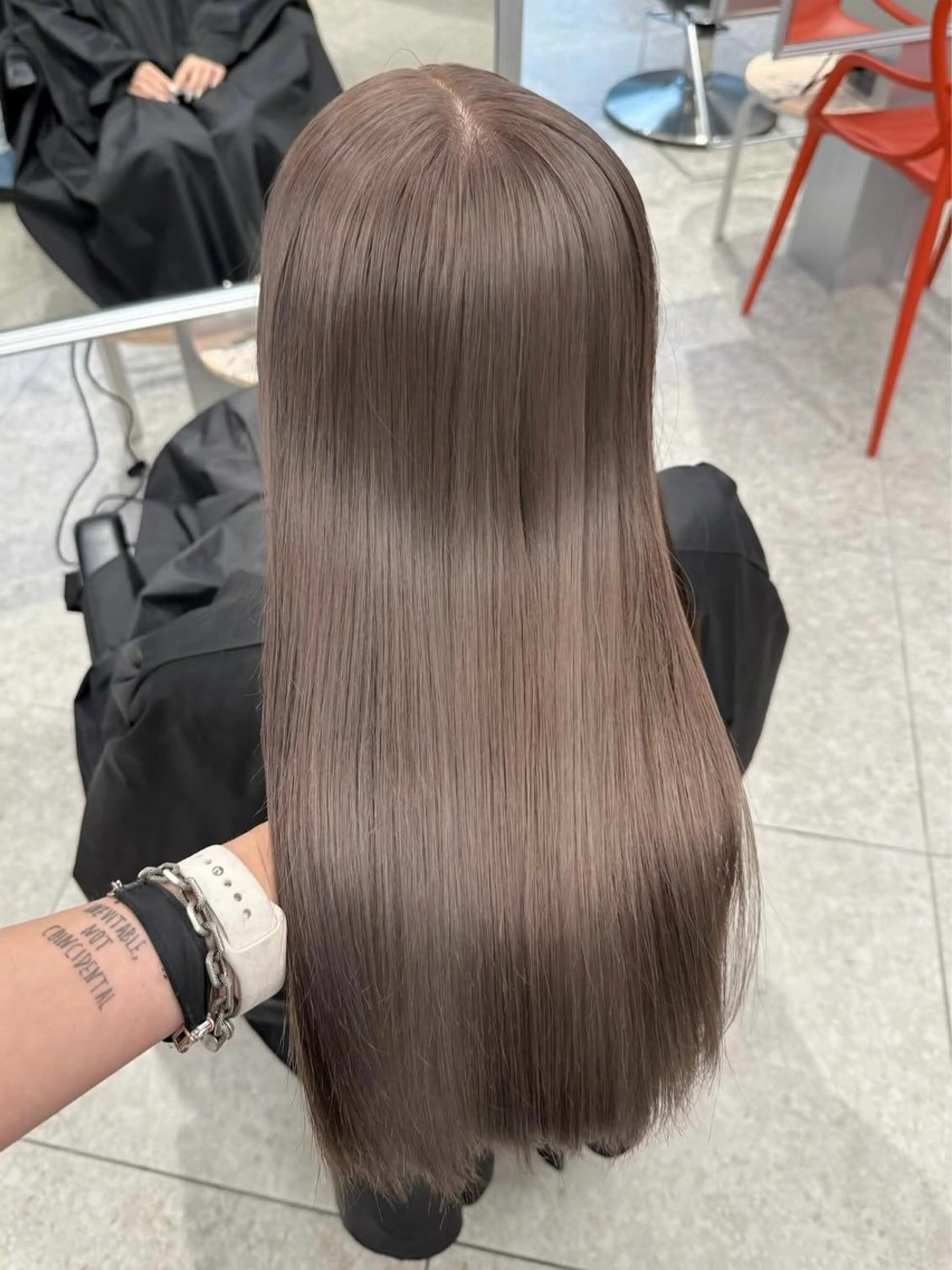 🎀ブリーチなしダブルカラー➕透明感カラー➕トリートメント🎀🪄の写真