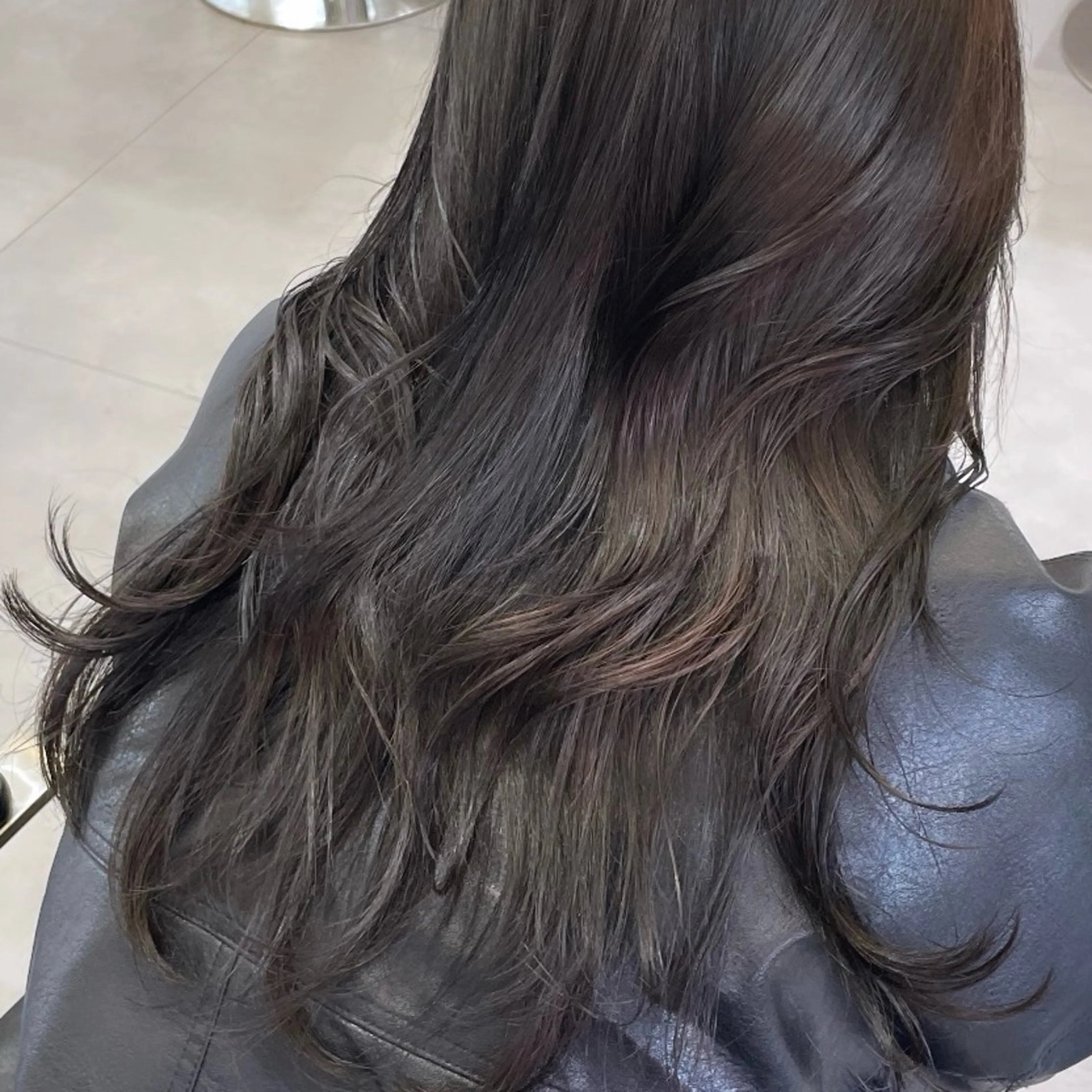 ロング カラー レイヤーカット カット ヘアカラー Rui/透明感カラー 暖色/レイヤーカットのヘアスタイル