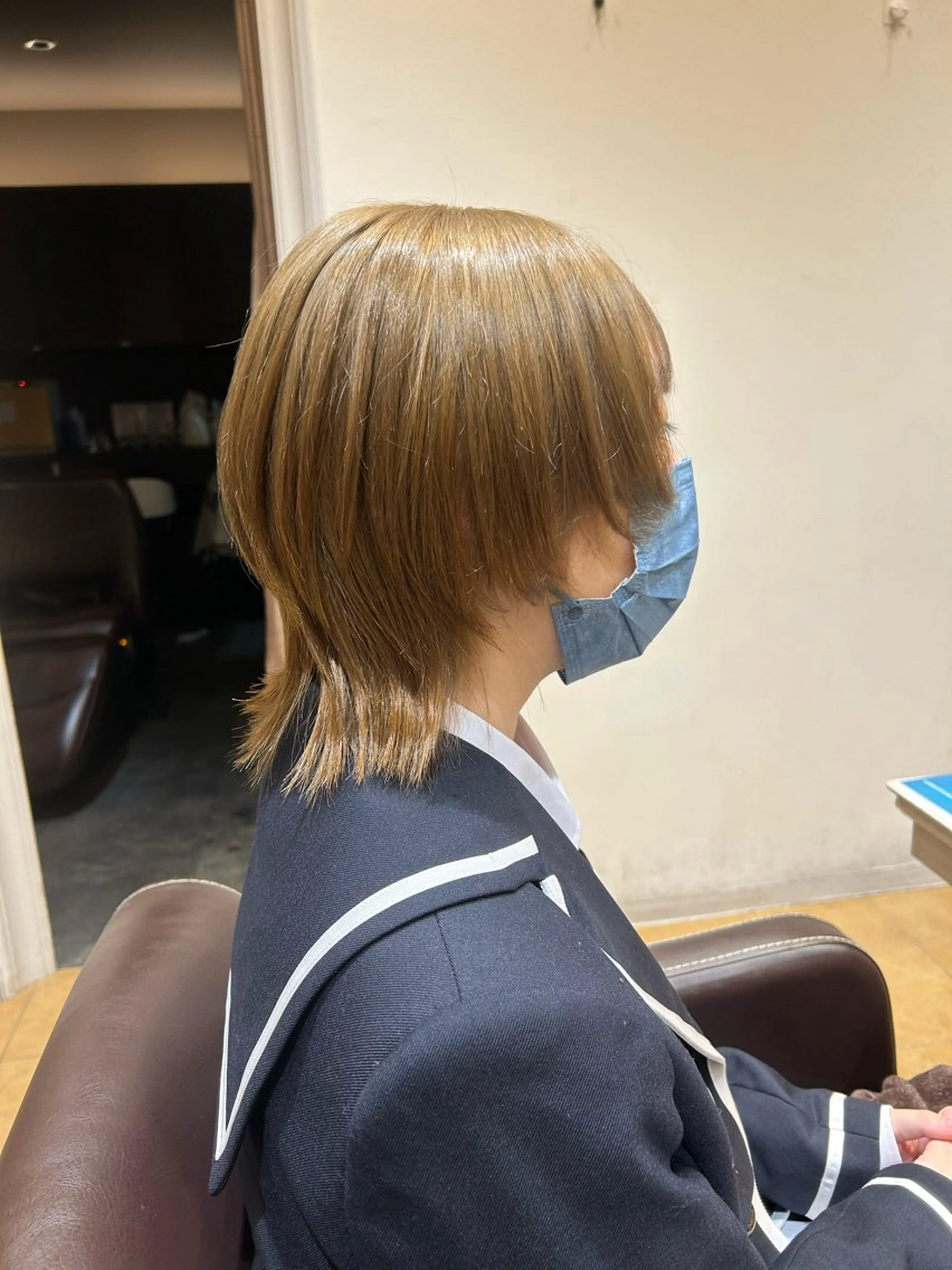 ミディアム カラー カット ヘアカラー トリートメント 今中紗英 /奈良市/尼ヶ辻のヘアスタイル