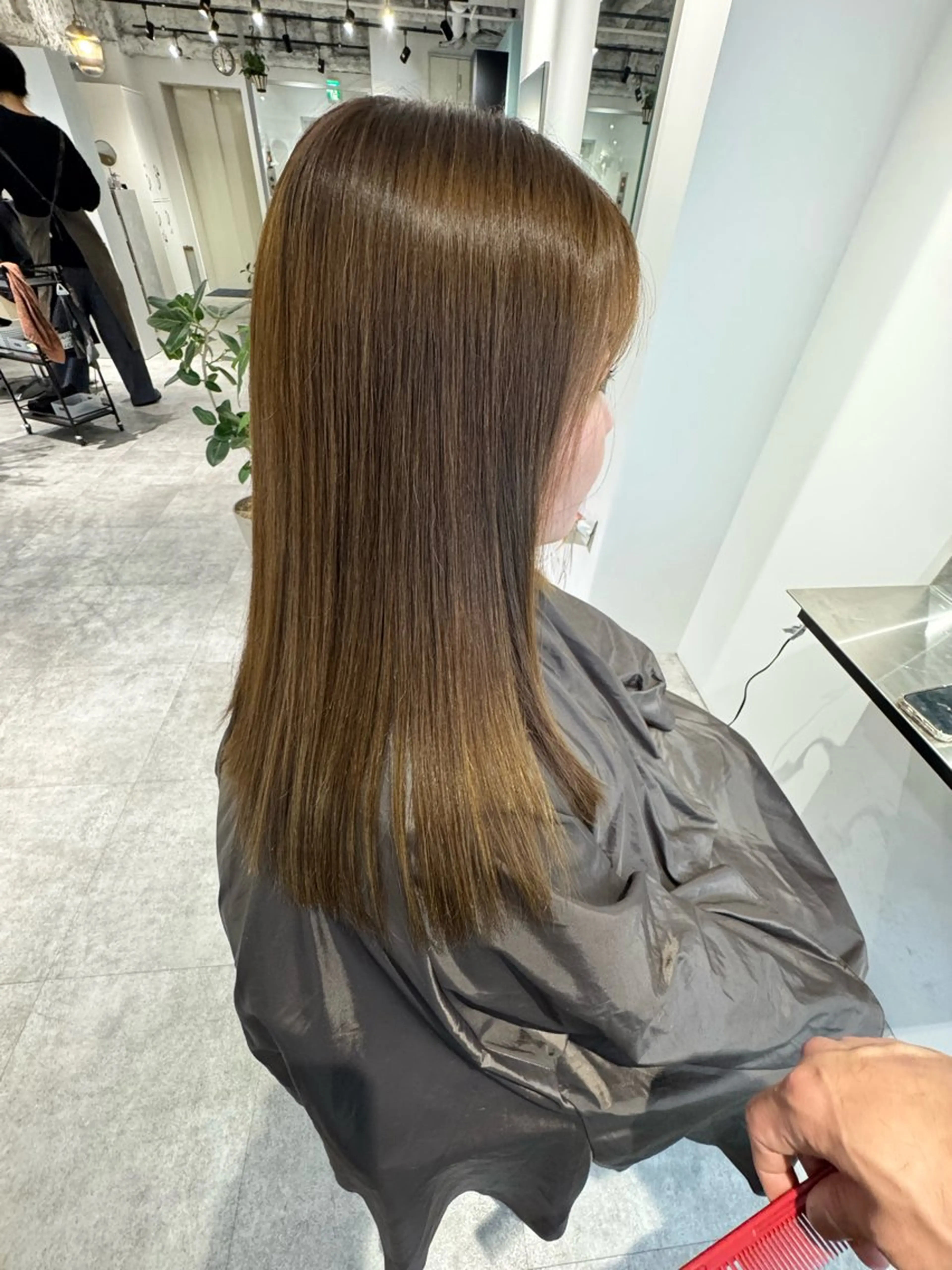 ロング カット ヘアカラー トリートメント 夜23時まで予約🉑 reverieあきらのヘアスタイル