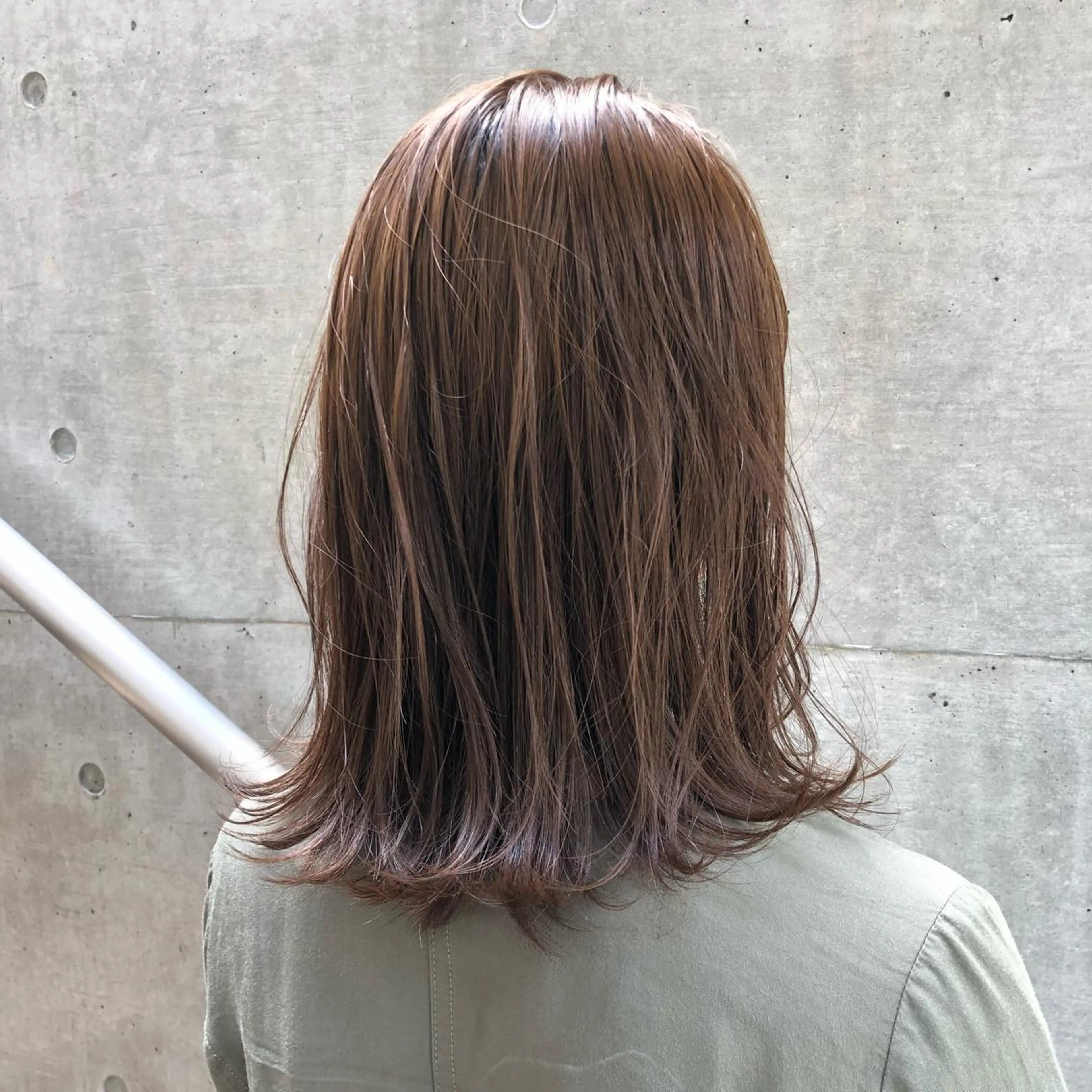 ミディアム カラー ヘアアレンジ ブリーチなし透け感/ マンツーマン/Ryoのヘアスタイル