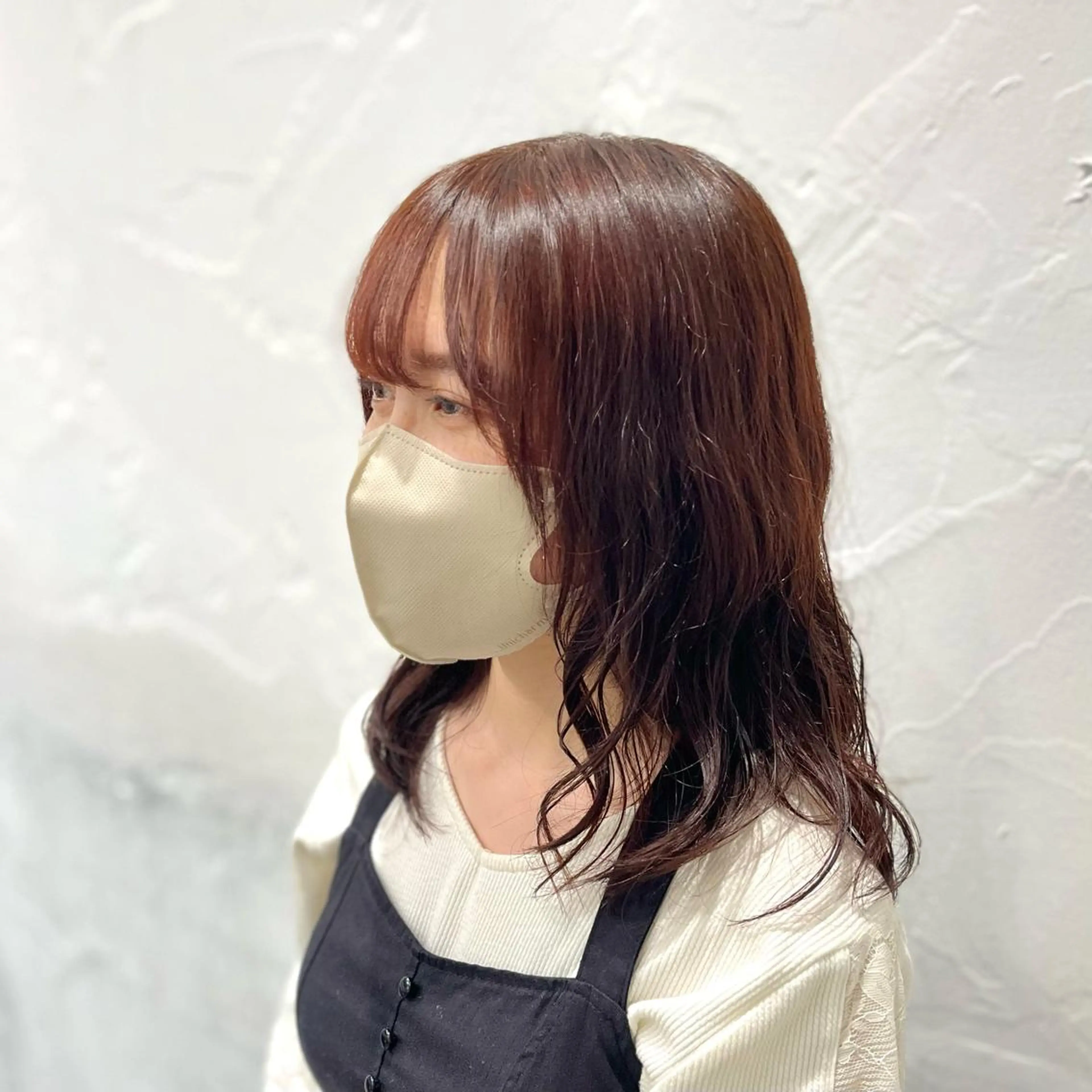 ミディアム 無料カットモデル ユナのヘアスタイル