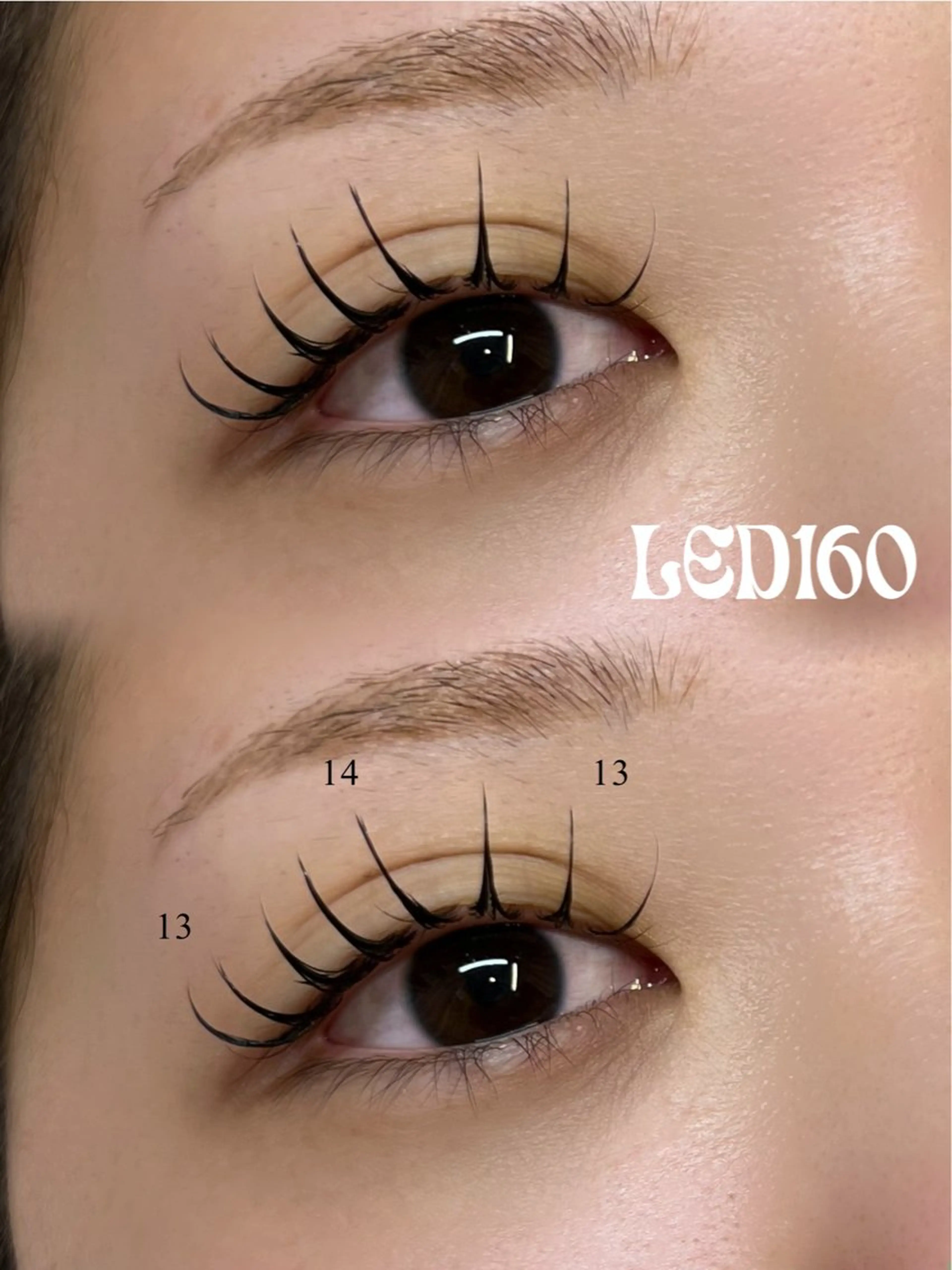 マツエク・マツパ eyelashenu YUNAのマツエク・マツパデザイン