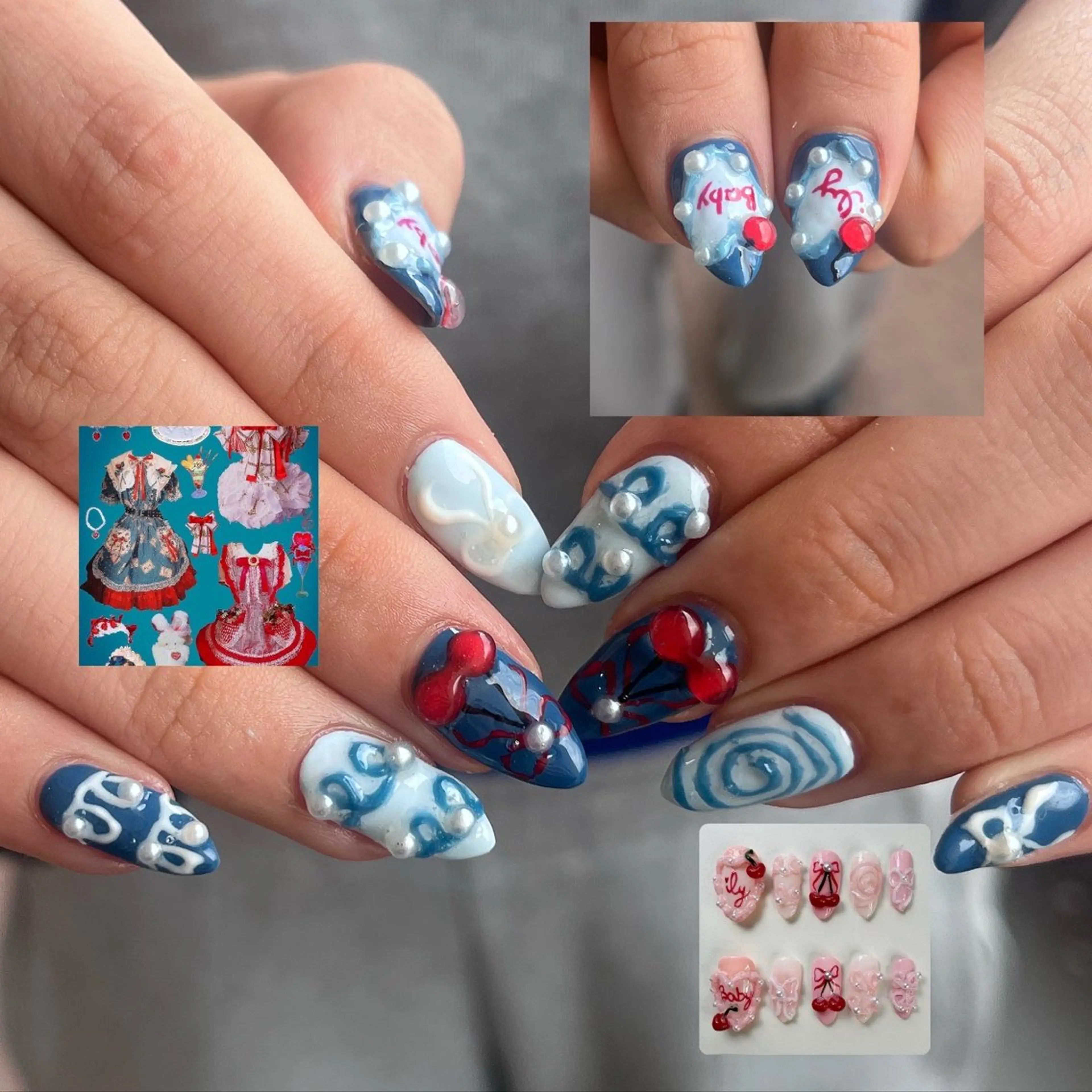 ネイル KUU🎀♥⑅ フィルイン対応サロンのネイルデザイン