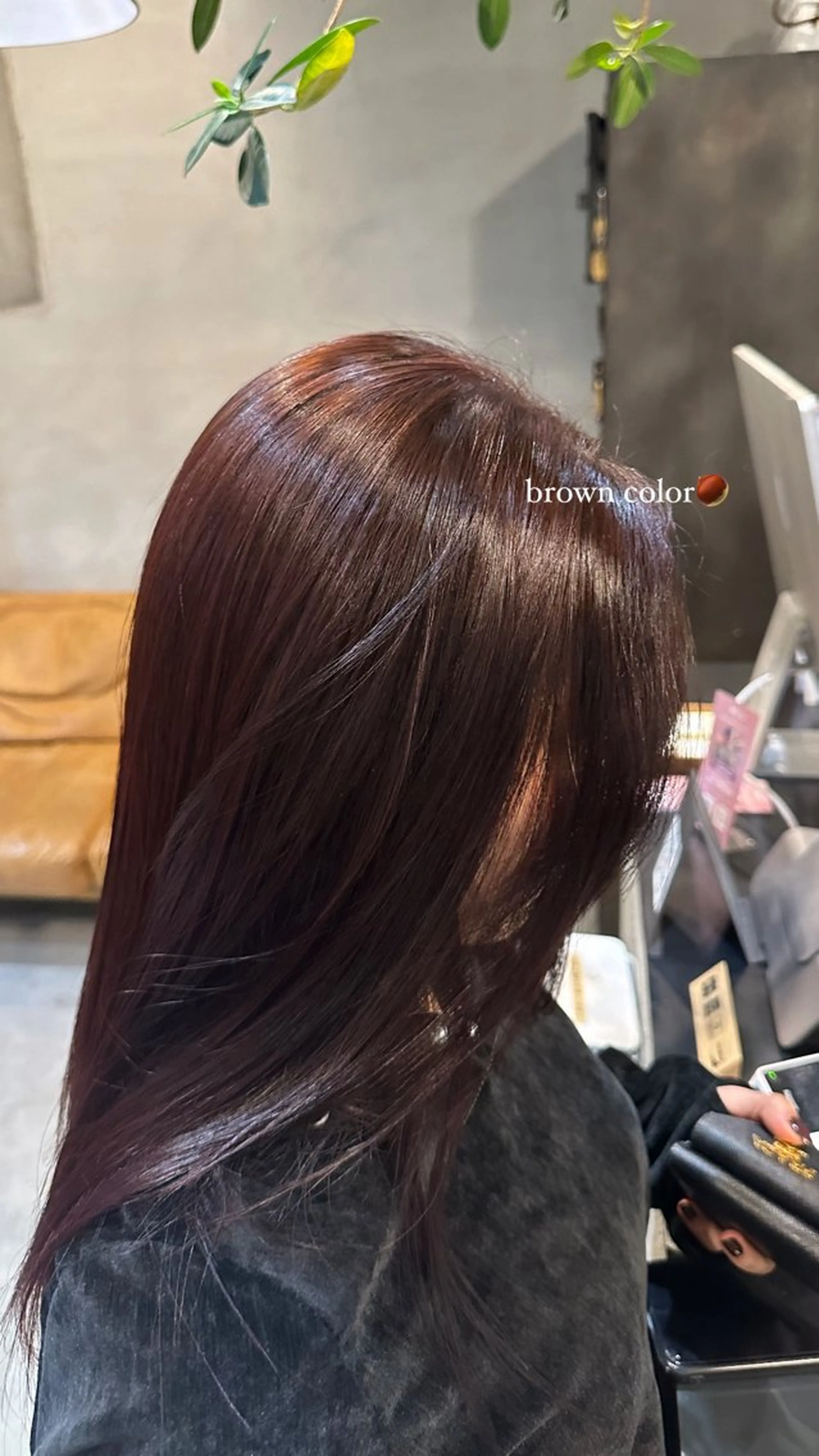 ミディアム カラー ブラウンカラー マロンブラウン 栄/レイヤーカット /オリーブ/傑🦥のヘアスタイル