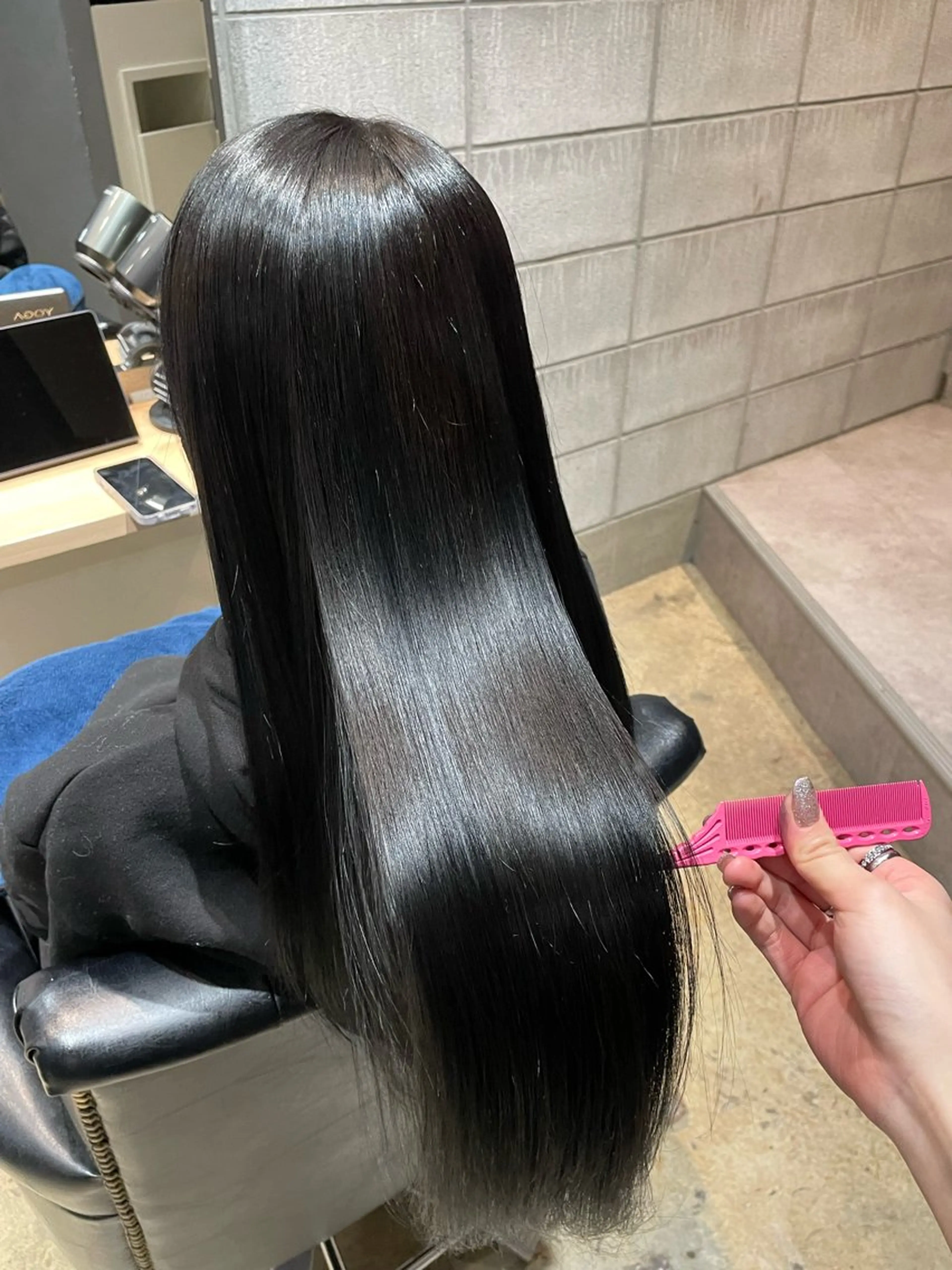 ロング 縮毛矯正 💖KANAMI💖 似合わせヘアスタイルのヘアスタイル