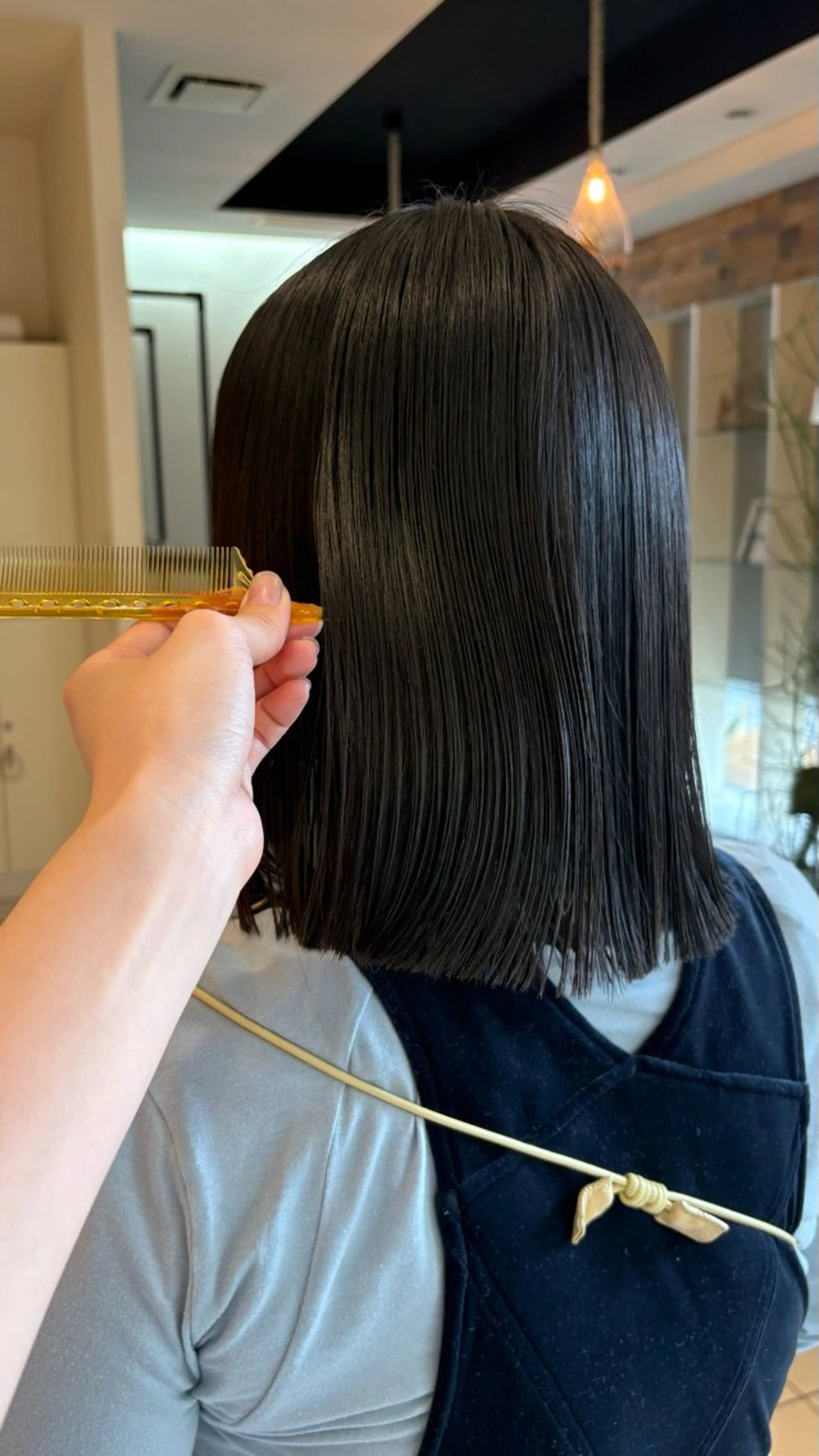 ミディアム 縮毛矯正 髪質改善/ストレート パーマ長久手/ひかるのヘアスタイル