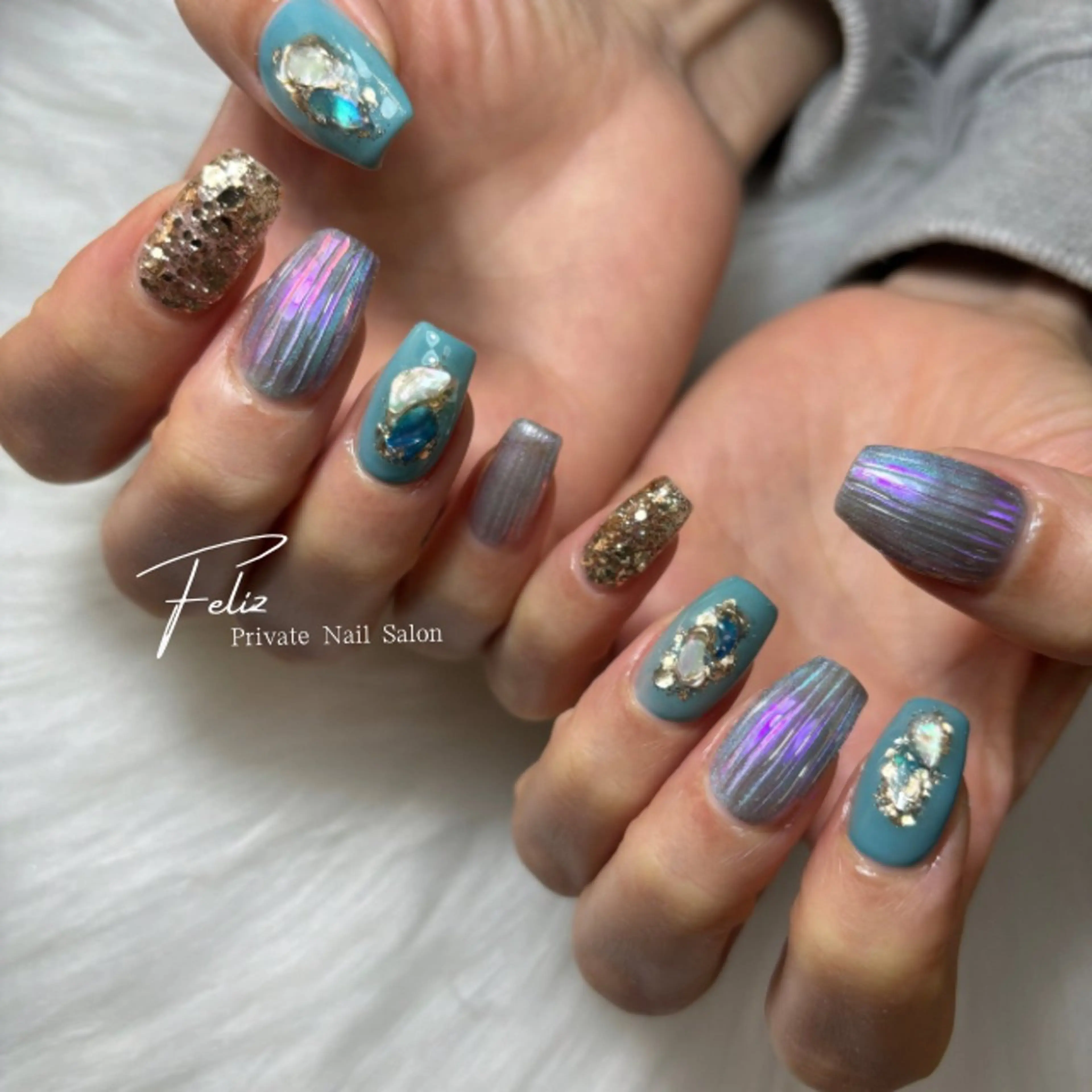 ネイル ハンドネイル ハンドケア Feliz所属・Feliz 楽しいネイルサロンのネイルデザイン