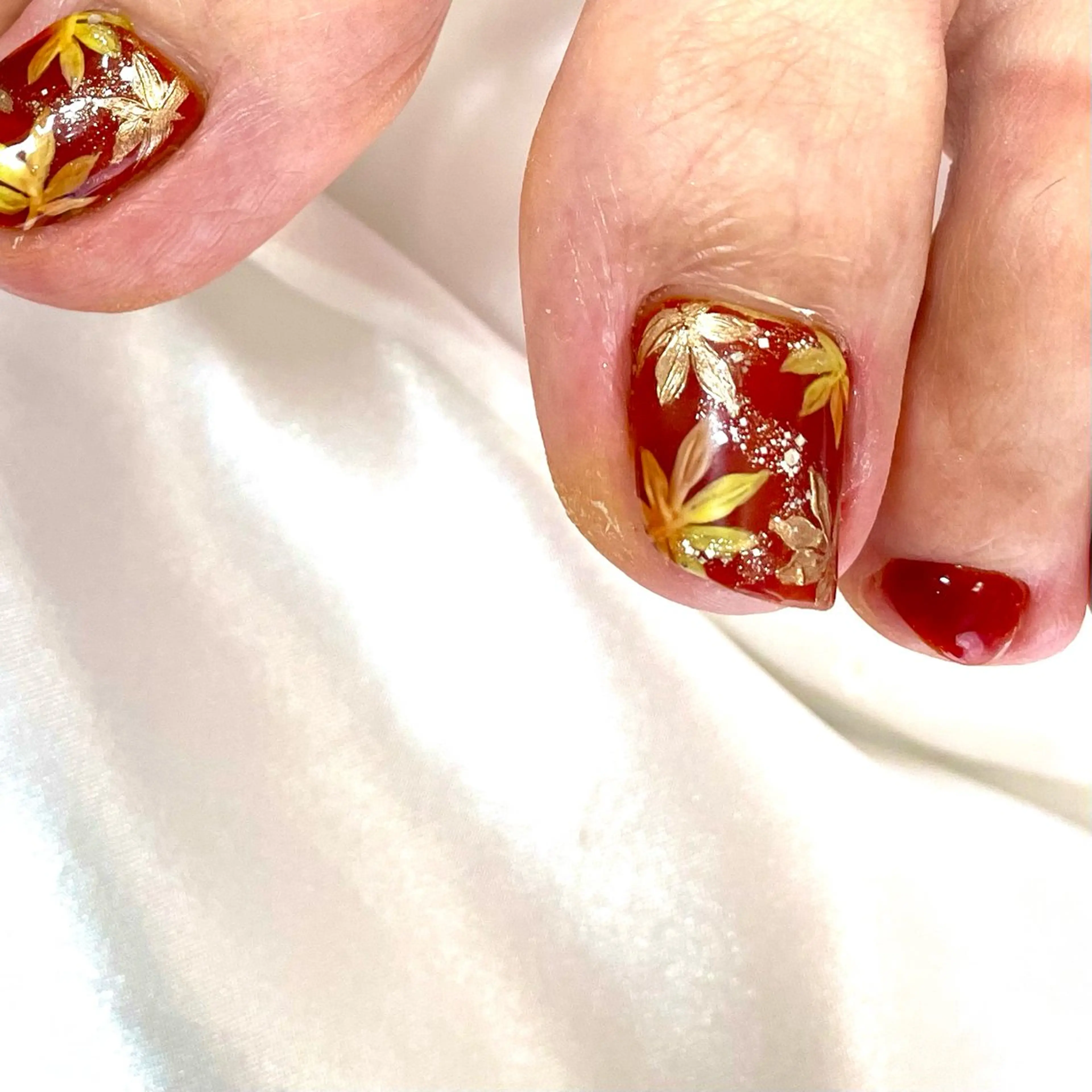 ネイル フットネイル Mynail プライベートサロンのネイルデザイン