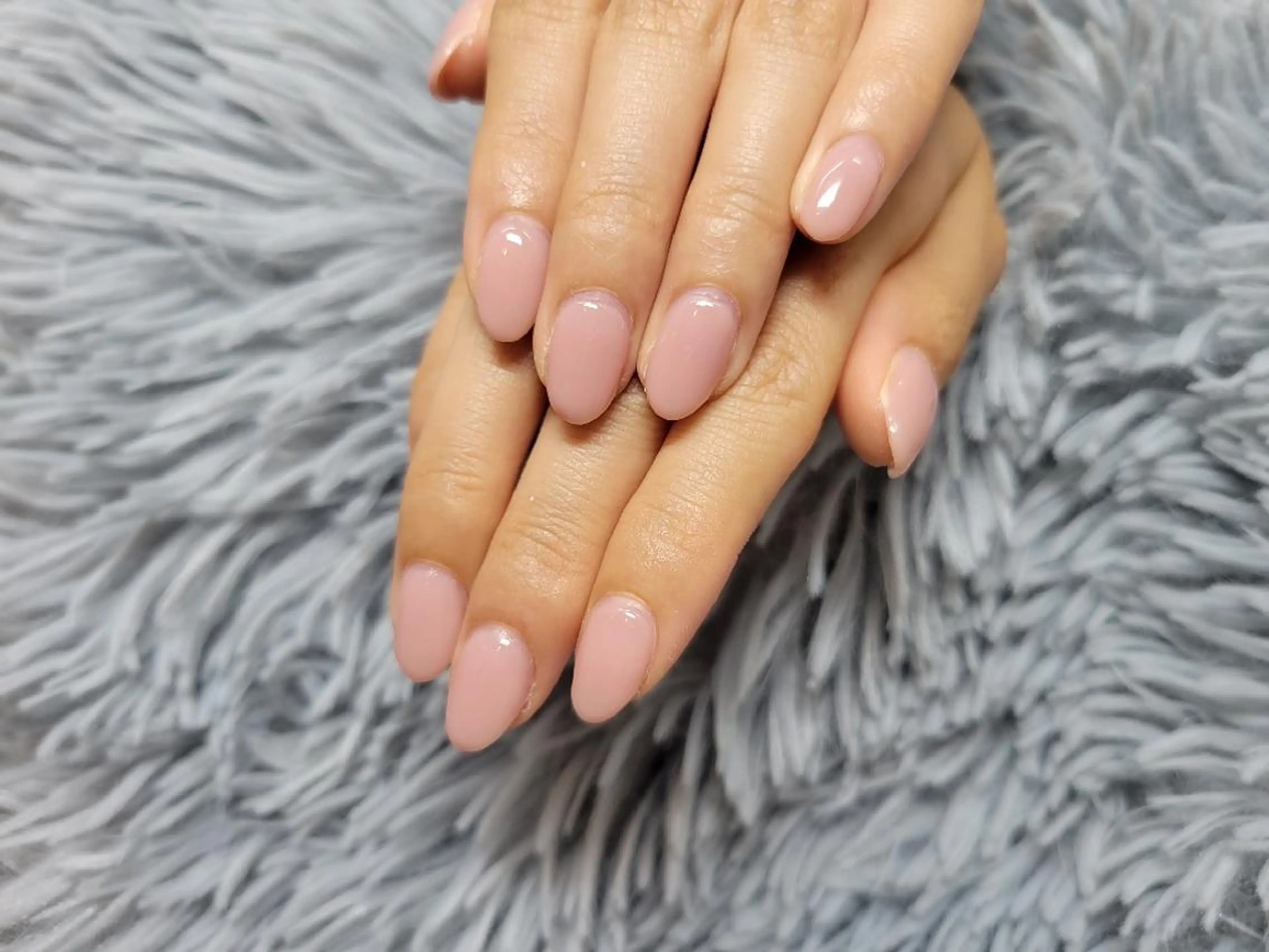 ネイル ワンカラーネイル ピンク ピンクベージュ Gnomes loaのネイルデザイン