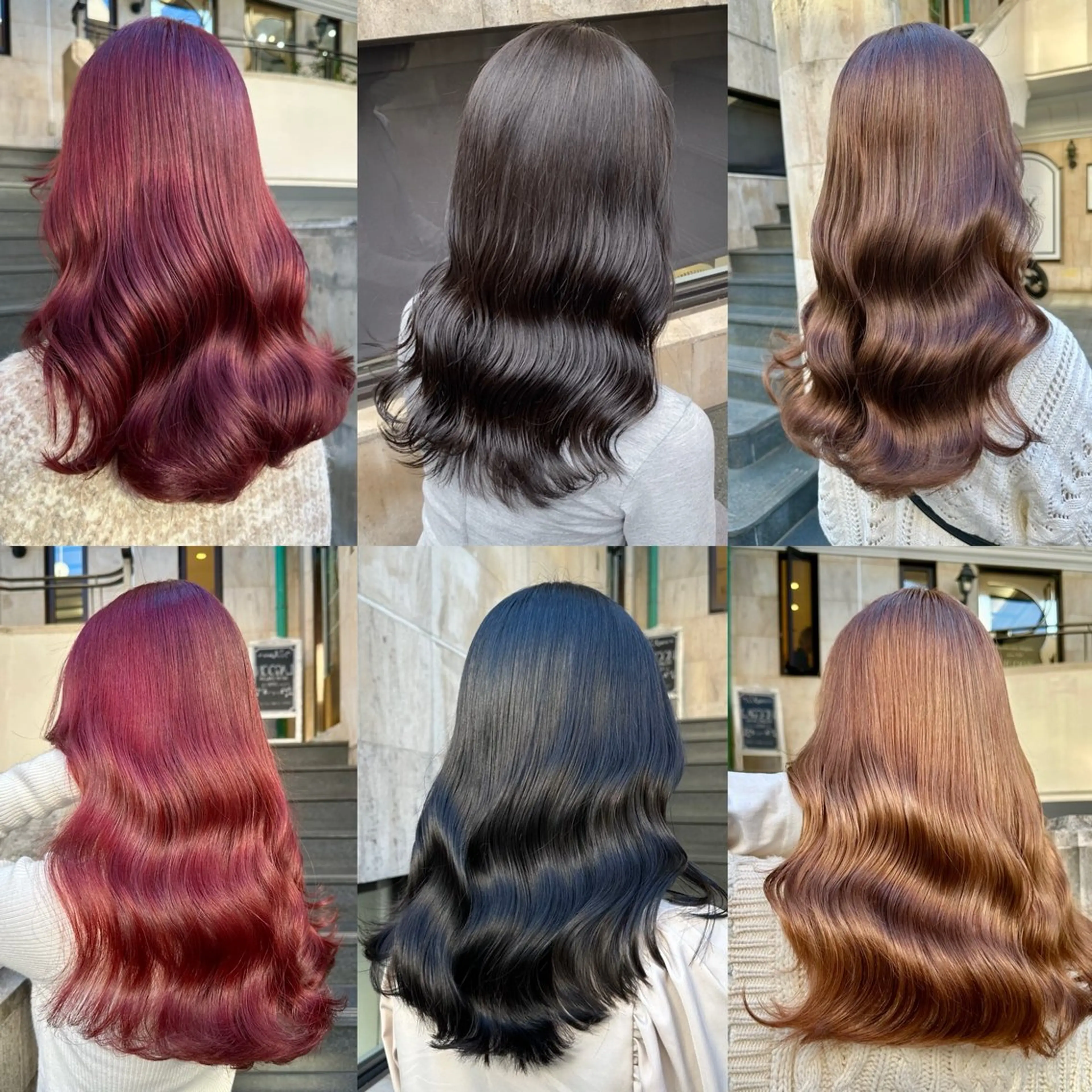 💛👑人気No.1👑💛ブリーチなしダブルカラー+髪質改善7stepトリートメント💛カット込みの写真