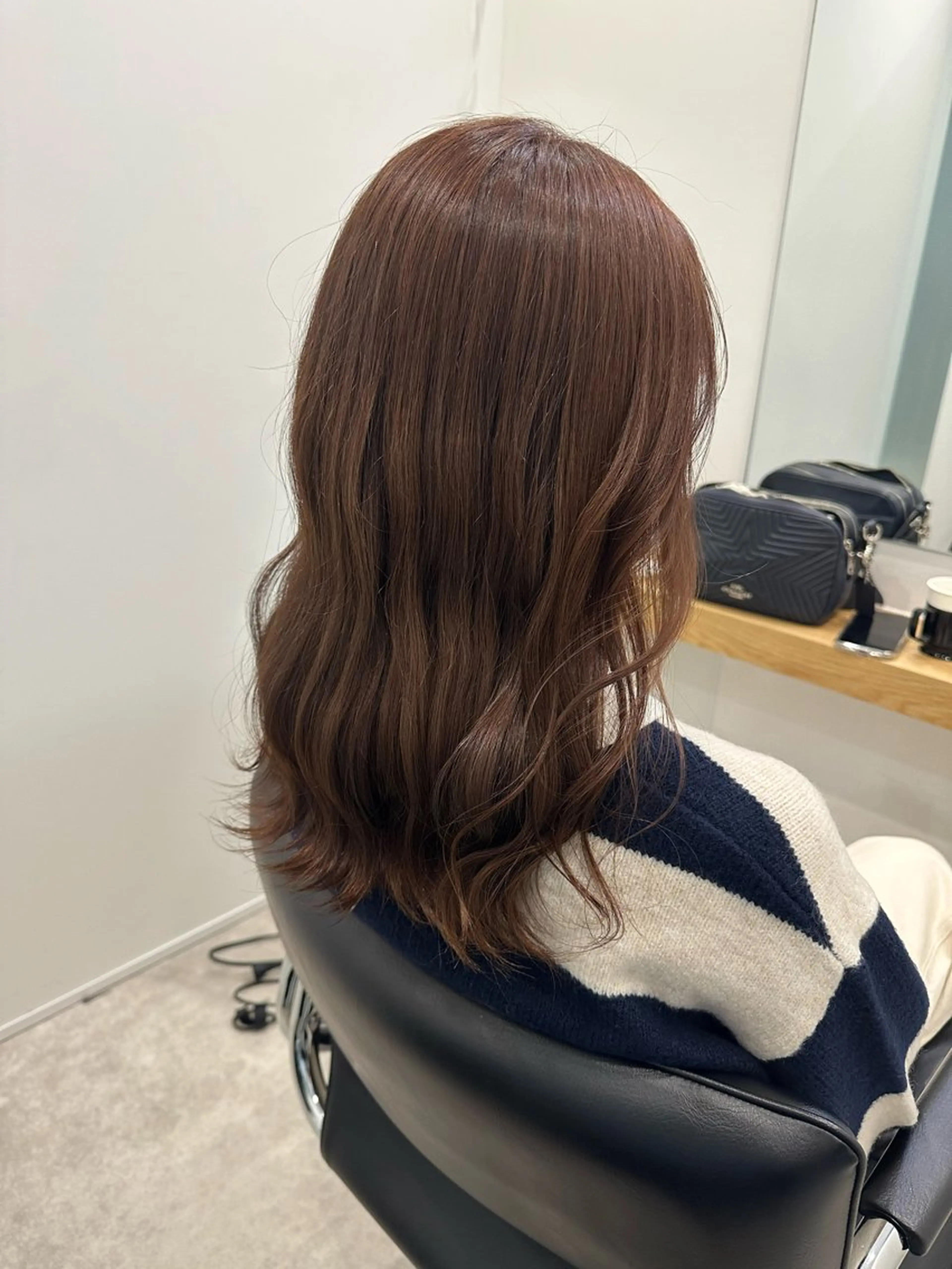 セミロング カラー カット ヘアカラー トリートメント レイヤー/ナチュラル 💐nao.のヘアスタイル