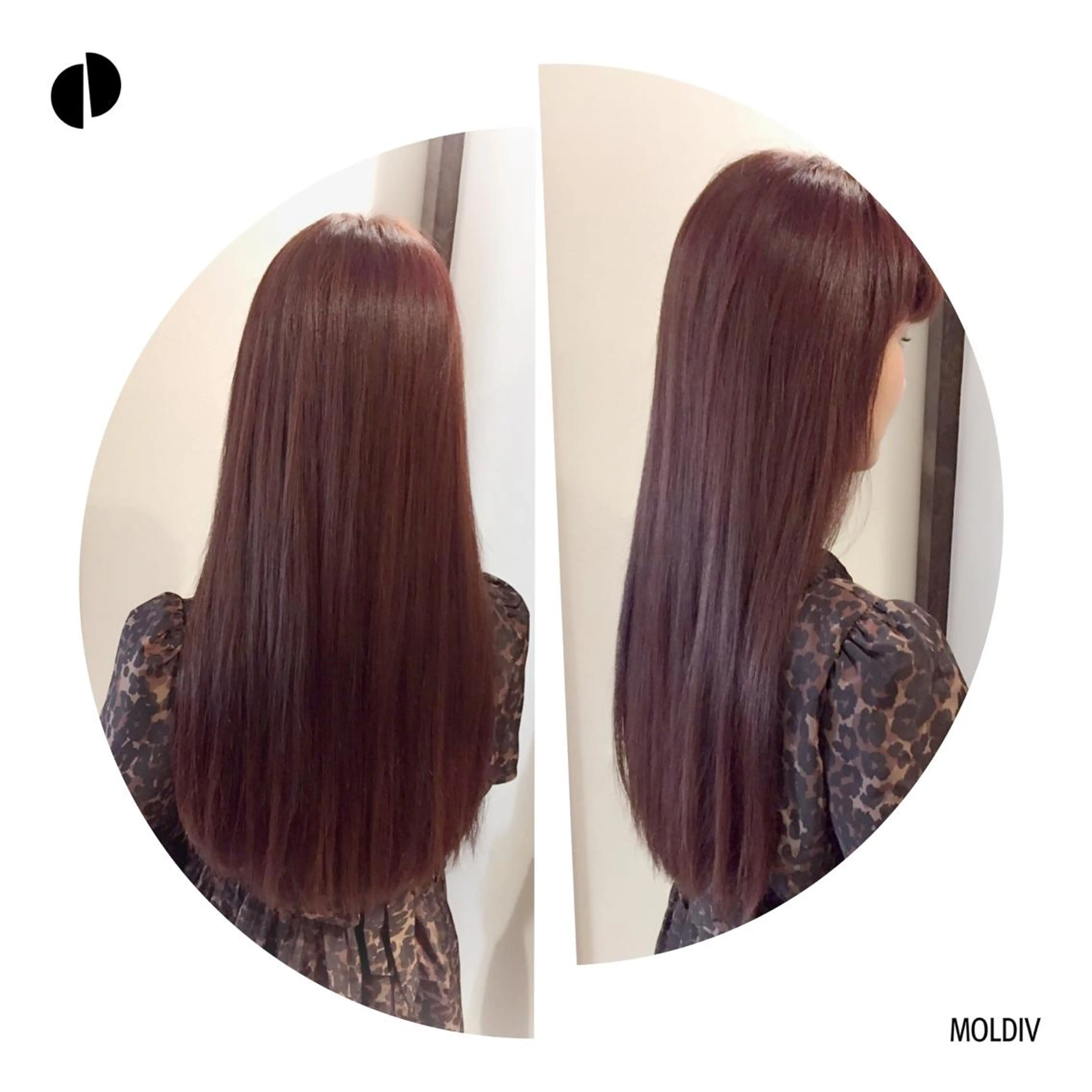 ロング カラー レッドカラー トリートメント ✨縮毛矯正✨髪質改善 ナカシマ ユミのヘアスタイル