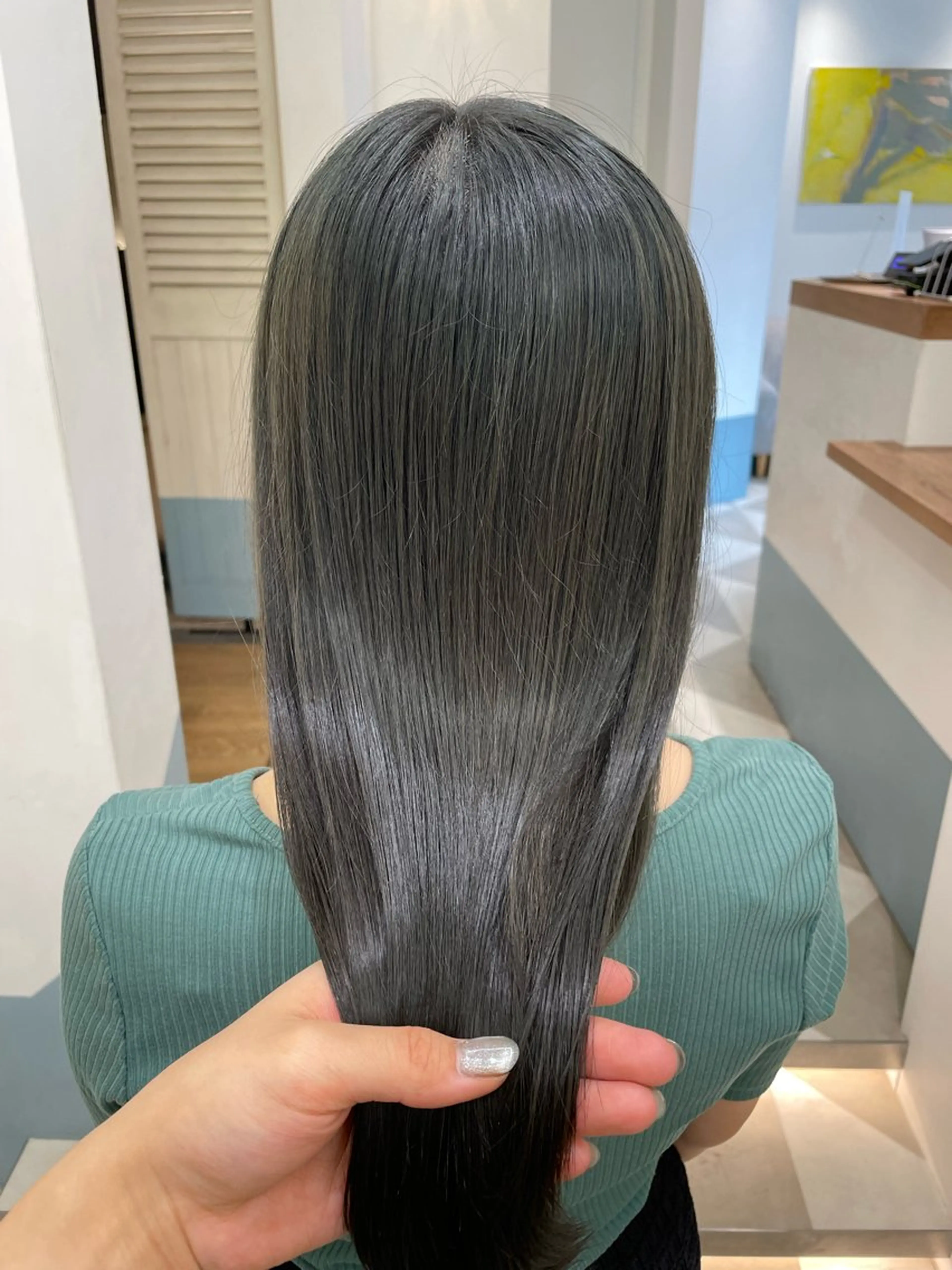 20:30​〜​❣️赤みが気になる方オススメオリーブカラー💚＋トリートメントの写真