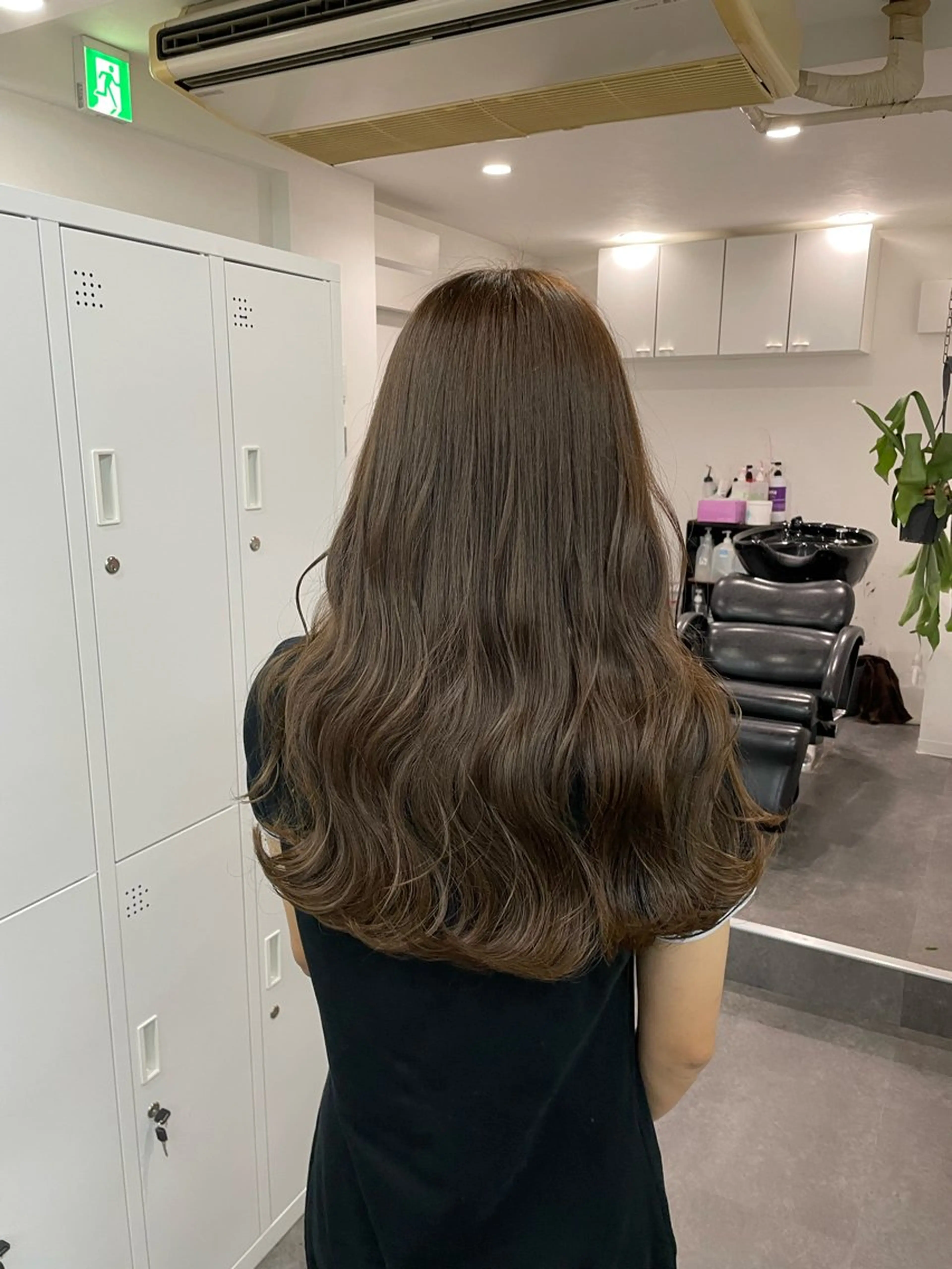 ロング ヘアカラー トリートメント ♡透明感/艶カラー/ M a I ♡のヘアスタイル